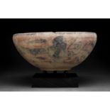 INDUS VALLEY CULTURE PAINTED TERRACOTTA VESSEL