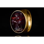 ROMAN CARNELIAN INTAGLIO IN GOLD RING