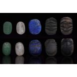 ANCIENT EGYPTIAN QUALITY HARDSTONE SCARAB GROUP