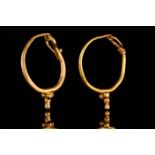 ROMAN GOLD EARRINGS