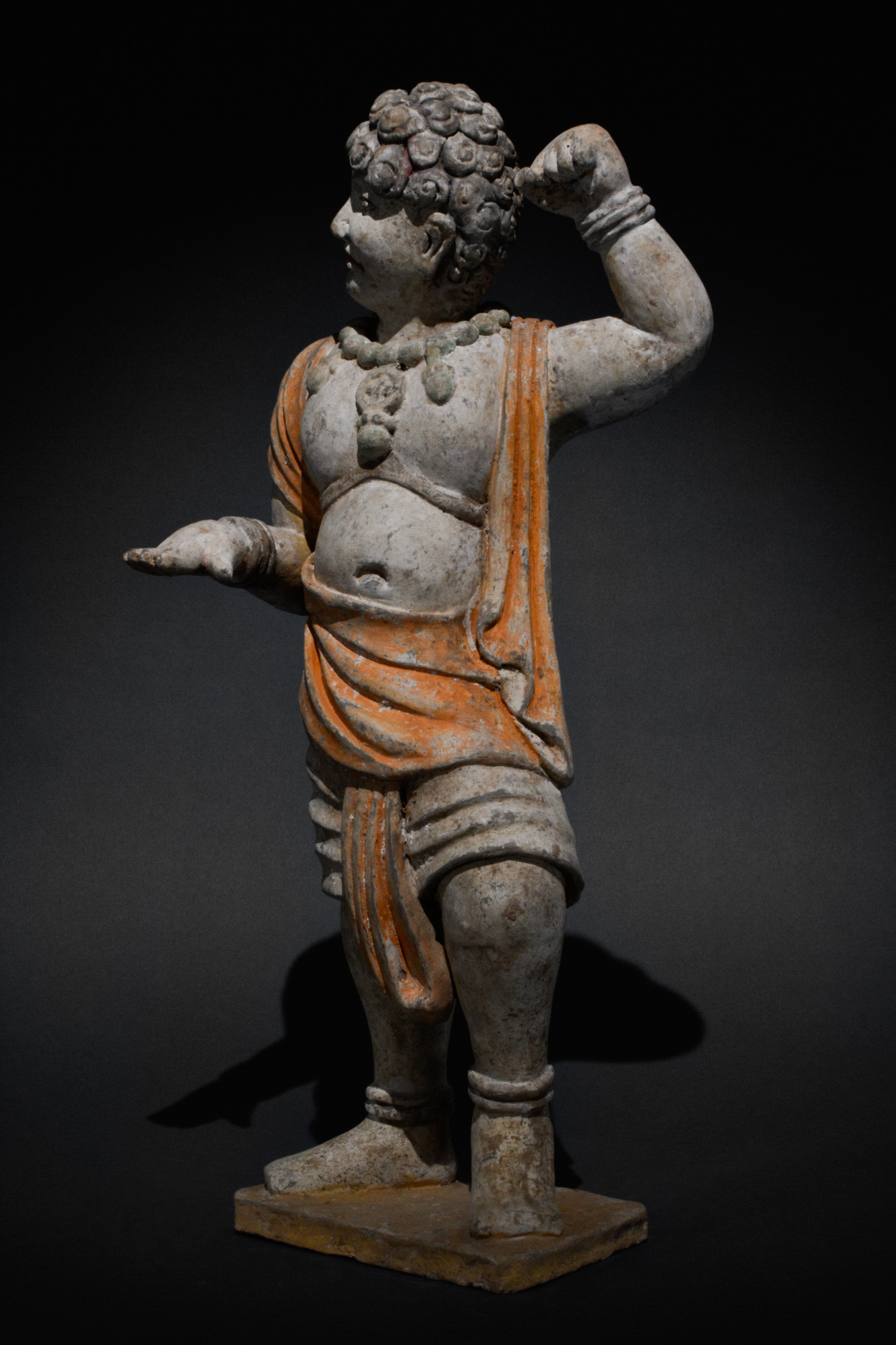 CHINESE TANG DYNASTY TERRACOTTA FOREIGN DANCER - TL TESTED - Bild 3 aus 8