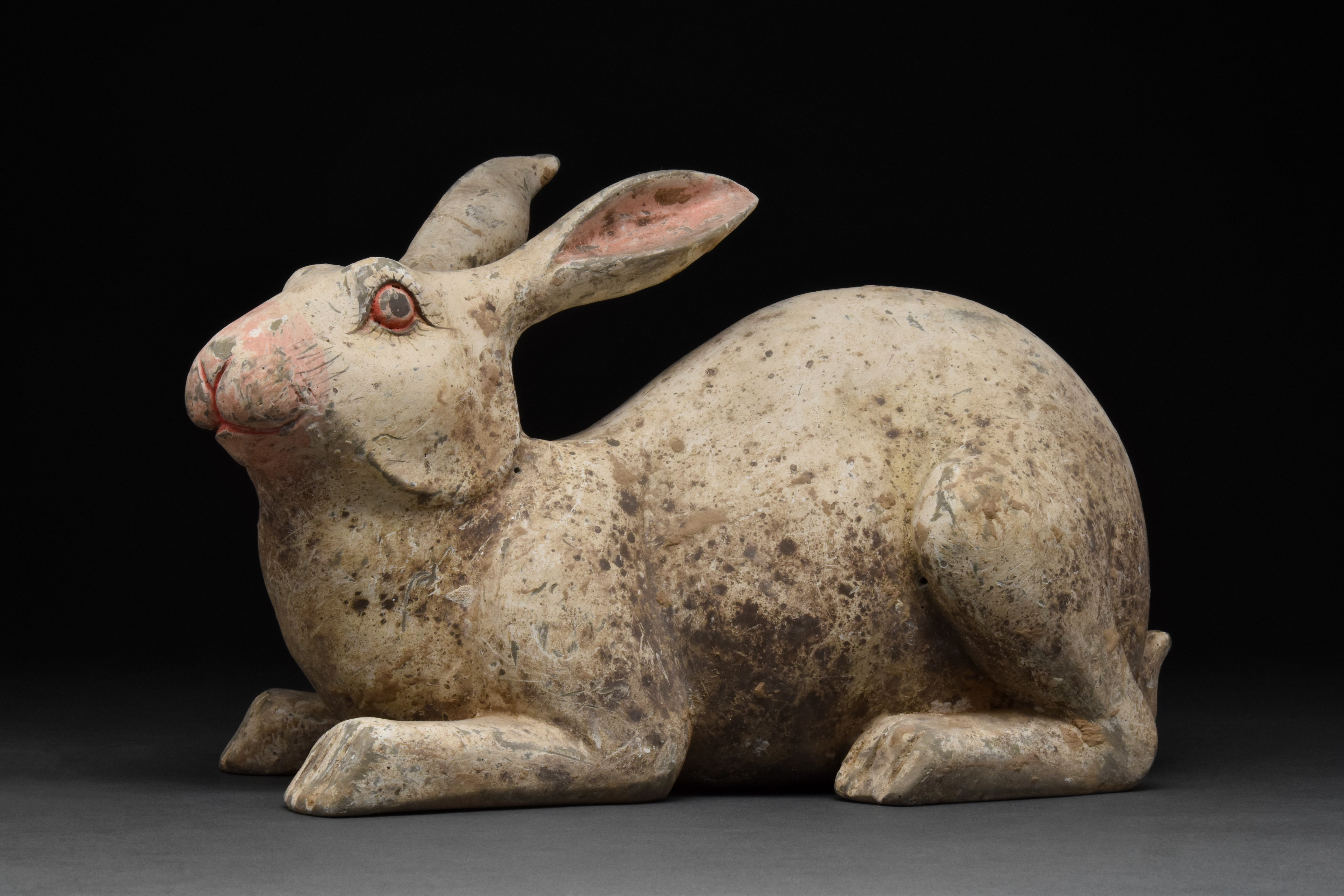 CHINESE TERRACOTTA HAN RABBIT - TL TESTED