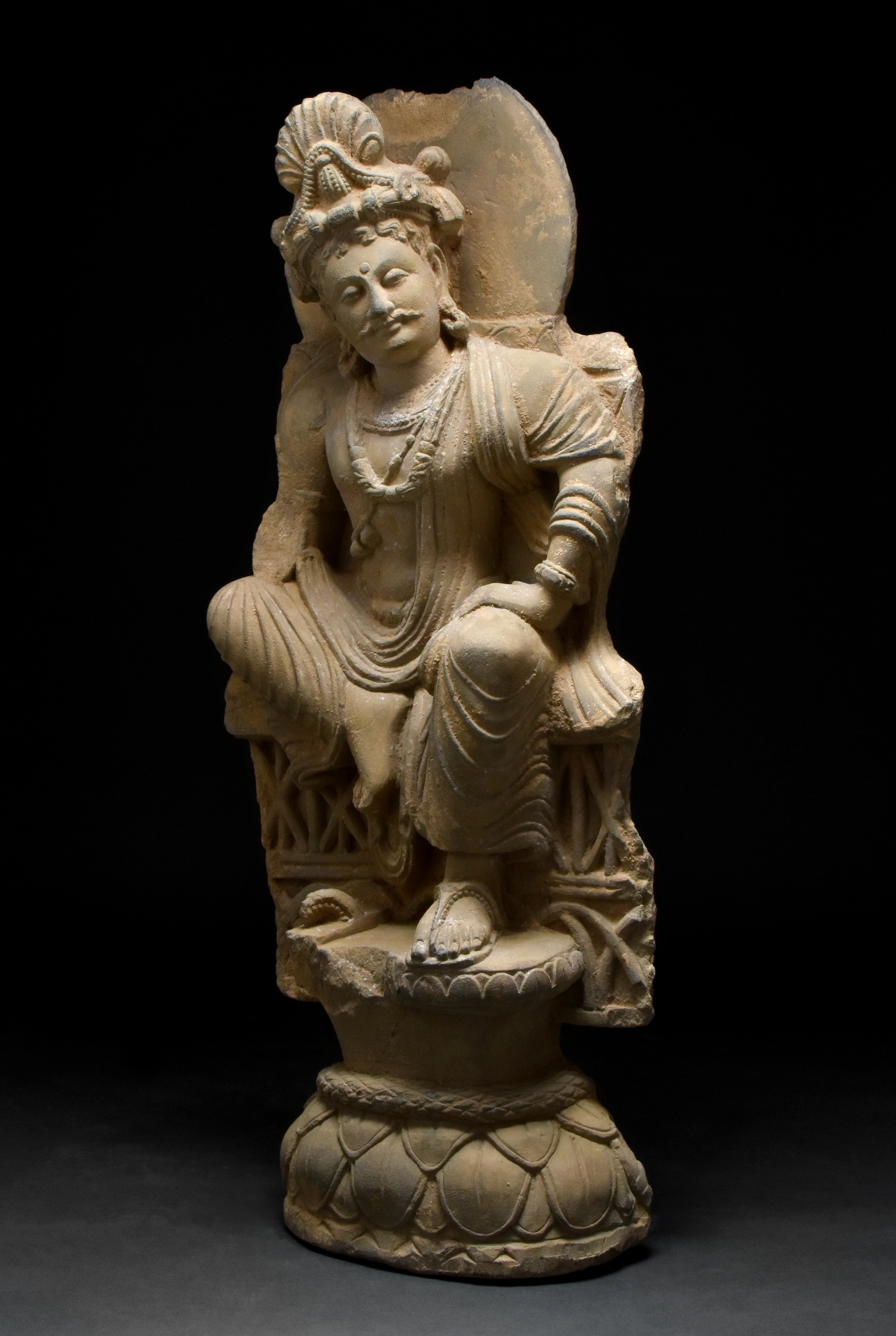 SEATED BODHISATTVA MAITREYA - Image 2 of 6