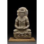 GANDHARAN SEATED BODHISATTVA