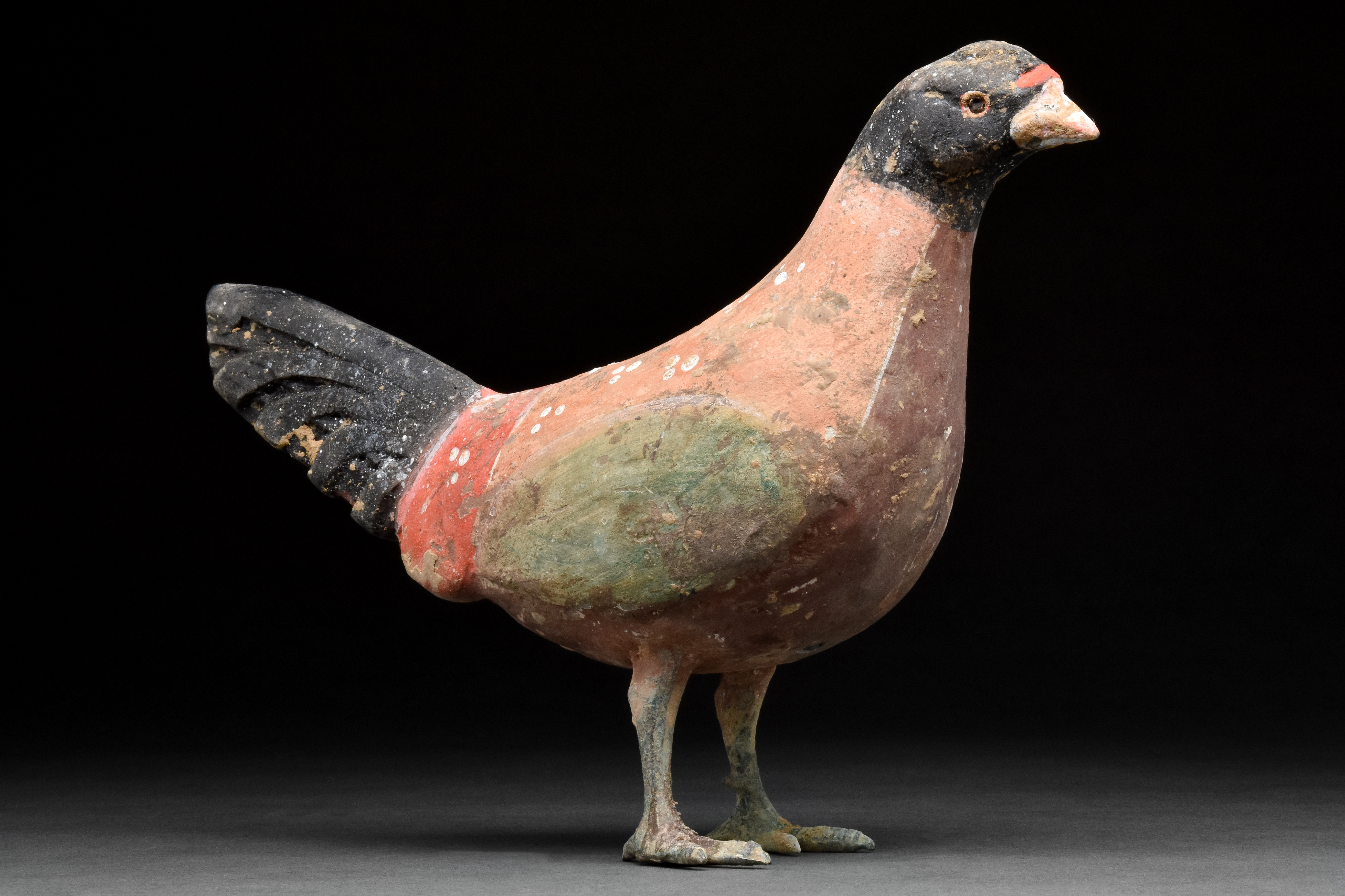 CHINESE HAN DYNASTY TERRACOTTA BIRD - TL TESTED