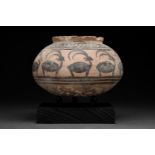 INDUS VALLEY CULTURE PAINTED TERRACOTTA JAR