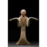 CHINESE HAN DYNASTY FEMALE DANCER - TL TESTED