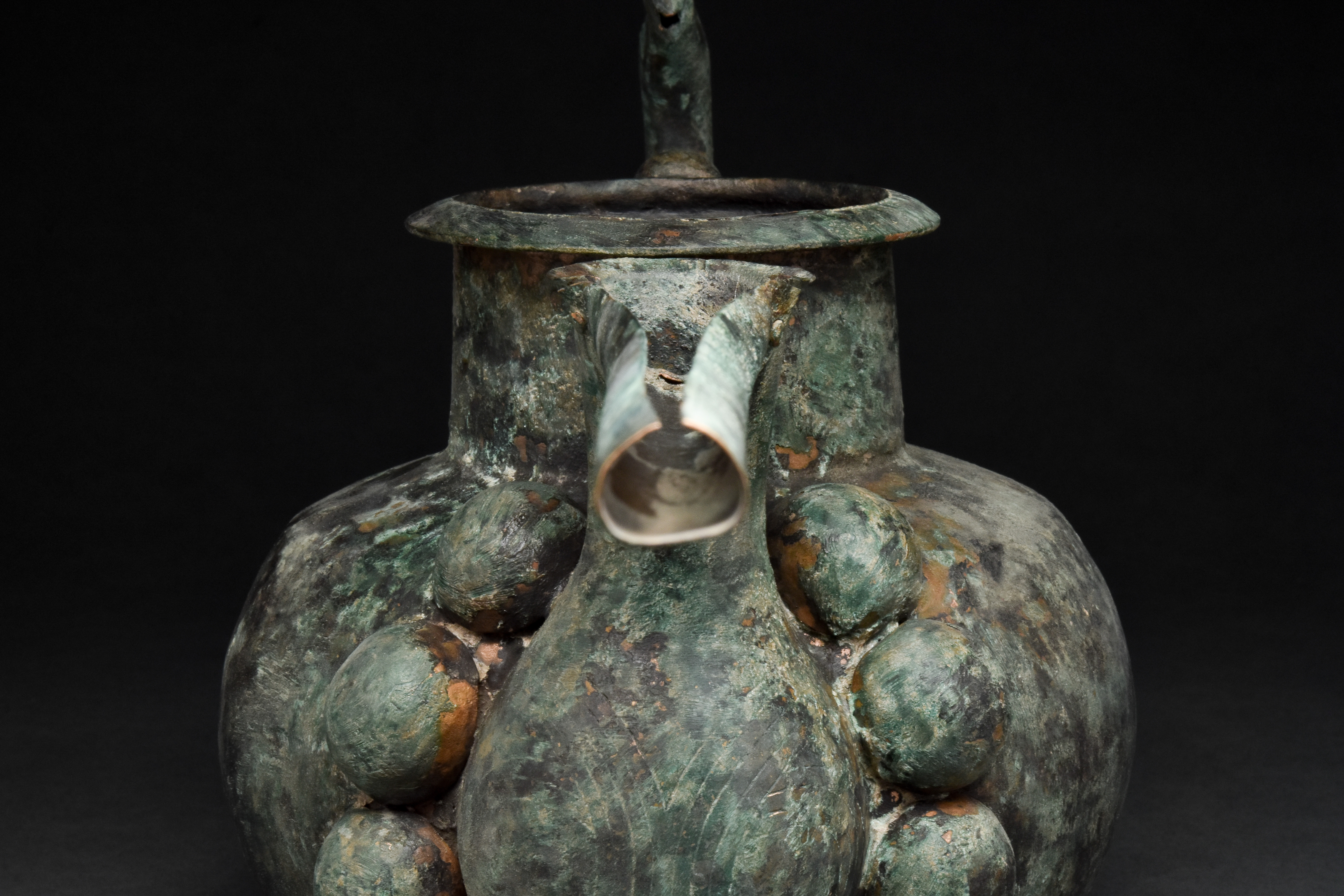 WESTERN ASIATIC BRONZE SPOUTED VESSEL - Bild 5 aus 5