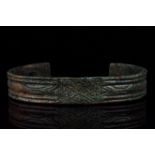 MEDIEVAL DECORATED BRONZE BRACELET