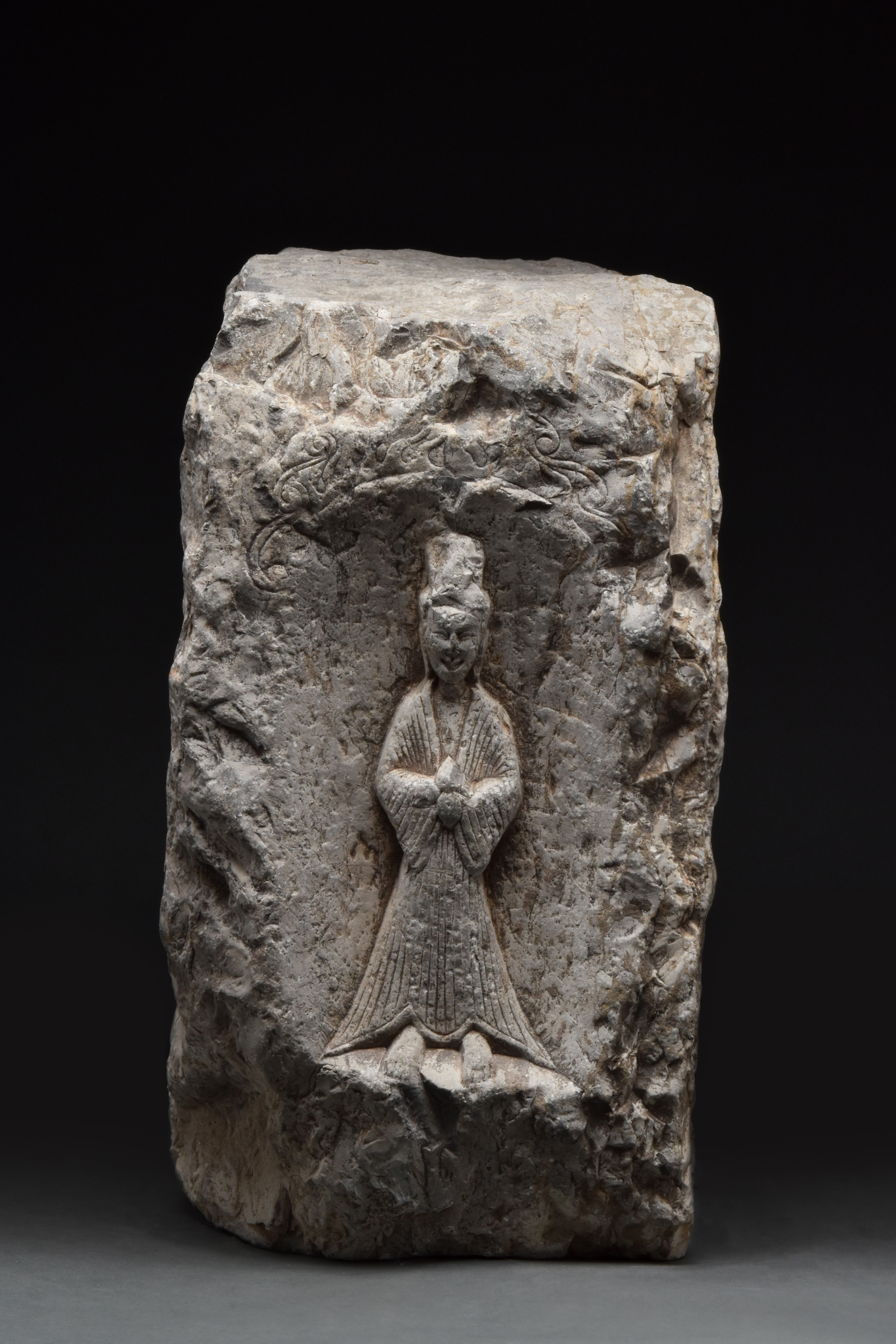 CHINESE SUI DYNASTY STONE STELE - Image 4 of 5