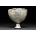 GREEK HELLENISTIC SILVER CUP