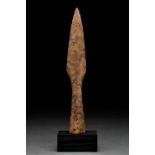 ROMAN IRON SOCKETED SPEARHEAD