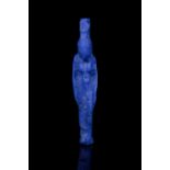 AN ANCIENT EGYPTIAN GLASS AMULET