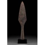 MEDIEVAL IRON SPEARHEAD