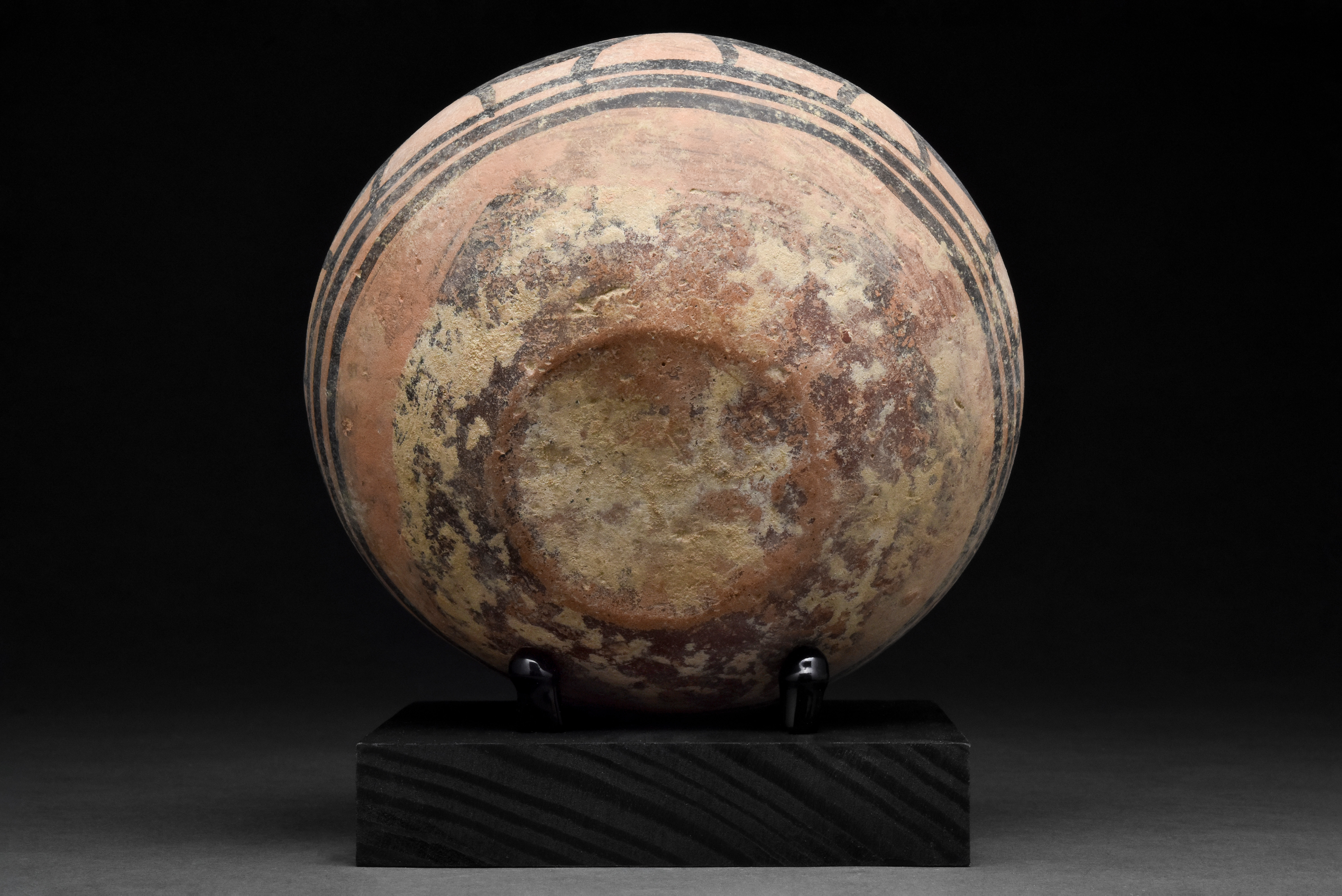 INDUS VALLEY CULTURE PAINTED TERRACOTTA JAR - Bild 3 aus 3