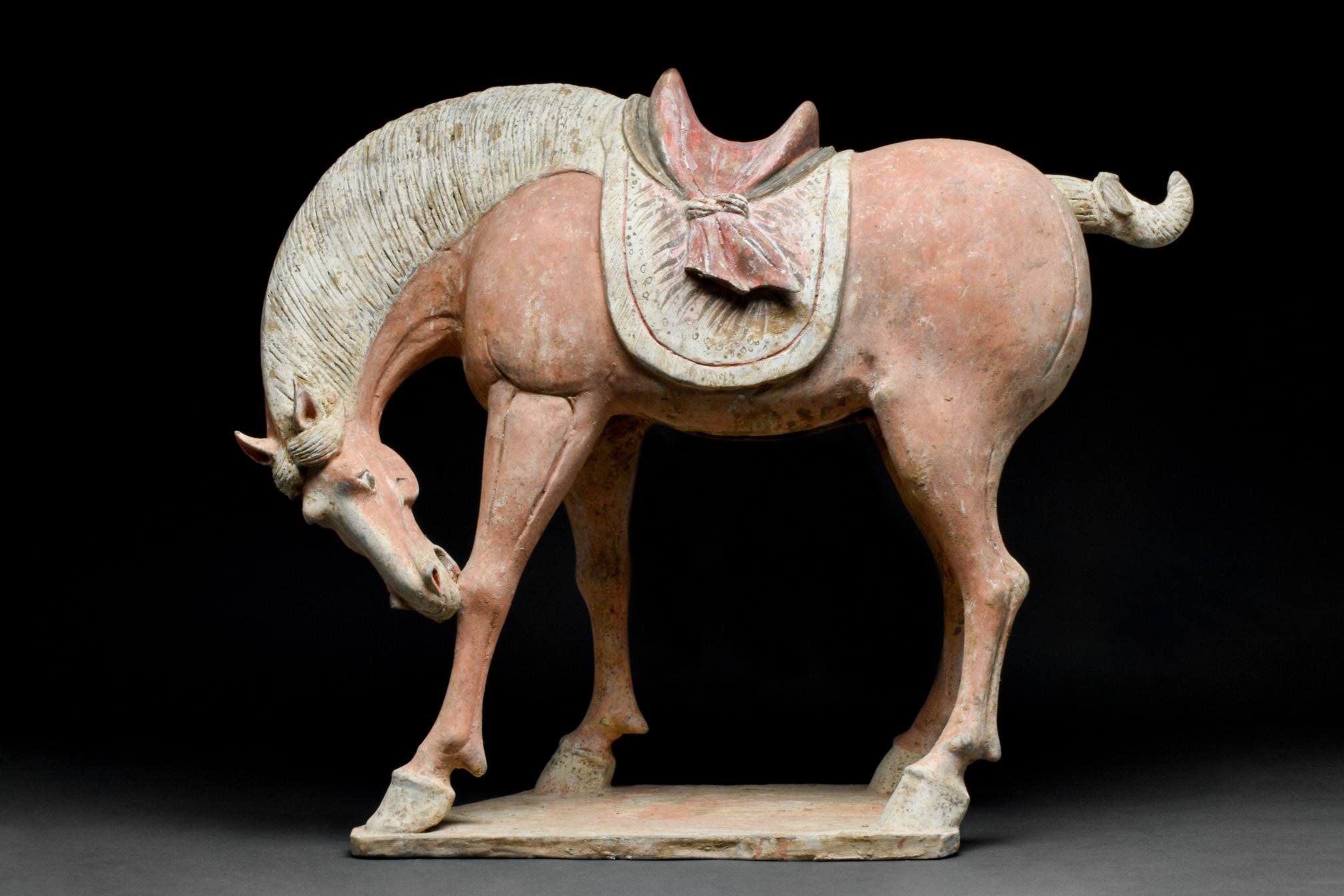 CHINESE TANG DYNASTY TERRACOTTA HORSE - TL TESTED - Image 2 of 7