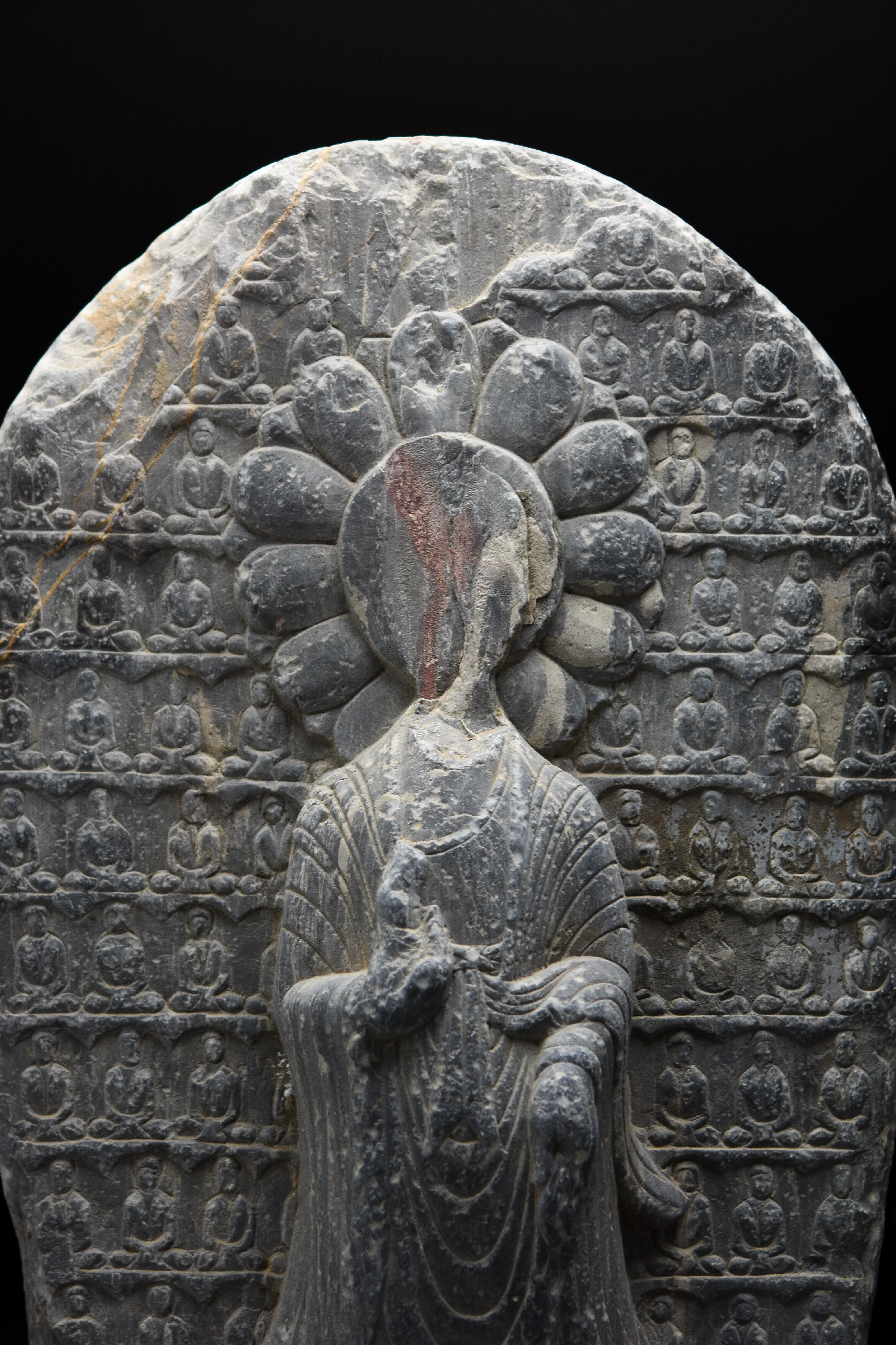 CHINESE TANG DYNASTY BUDDHA STELE - Image 4 of 6