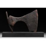 MEDIEVAL VIKING AGE IRON BATTLE BEARDED AXE