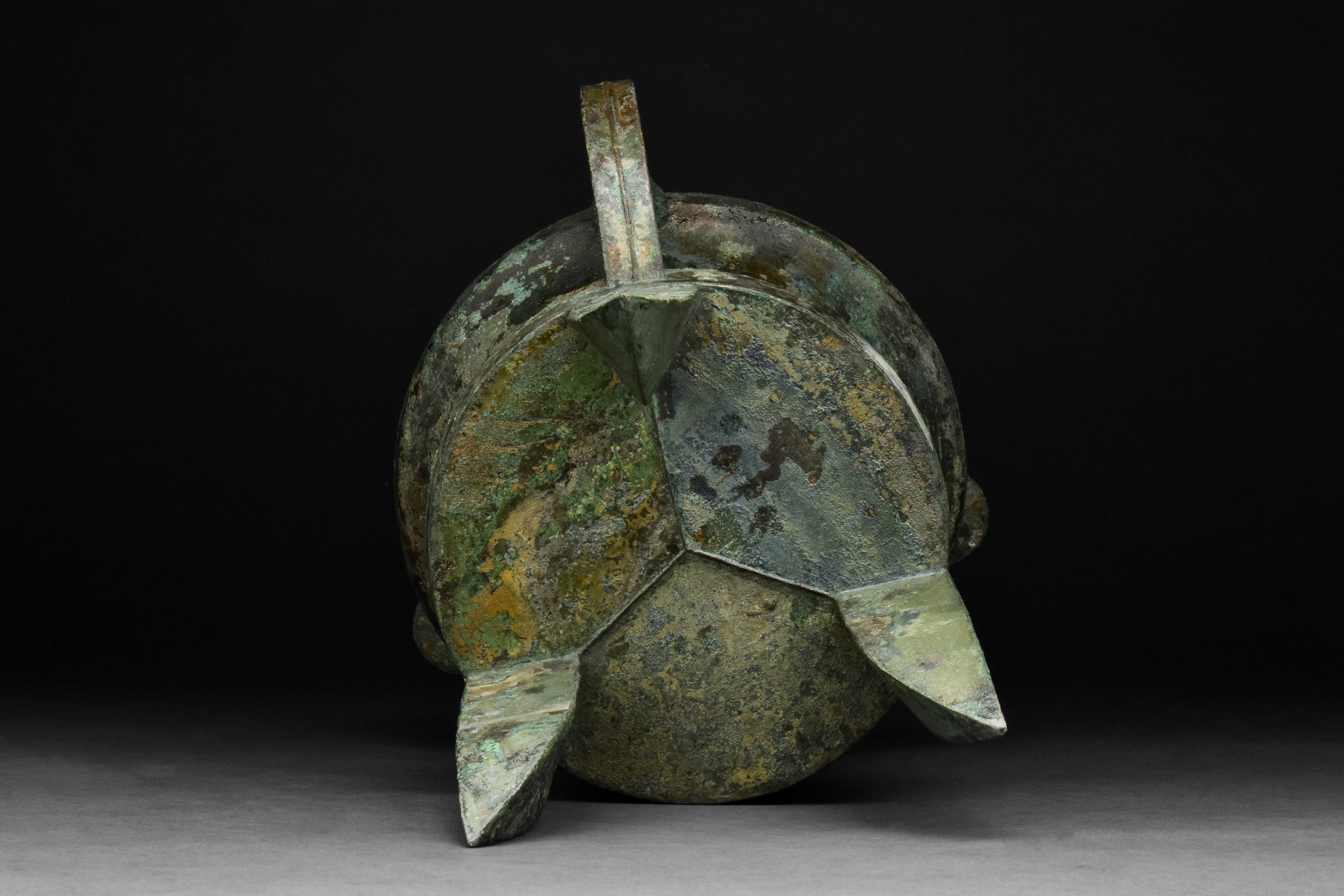 CHINESE SHANG DYNASTY BRONZE TRIPOD VESSEL (DING) - XRF TESTED - Image 5 of 8