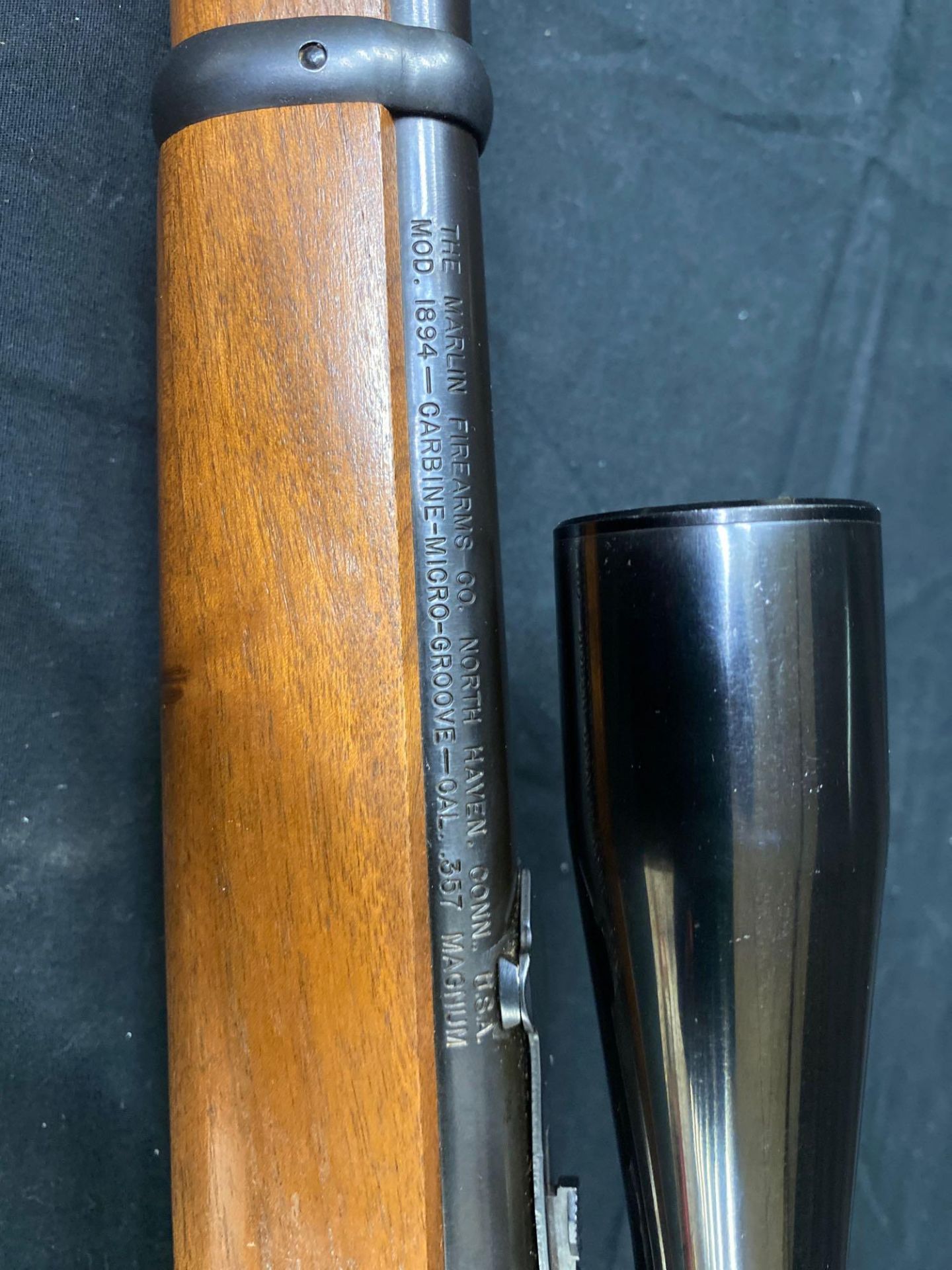 MARLIN MODEL 1894, 357 MAG, CARBINE, WITH WEAVER SCOPE. SN#20135011 - Image 4 of 4