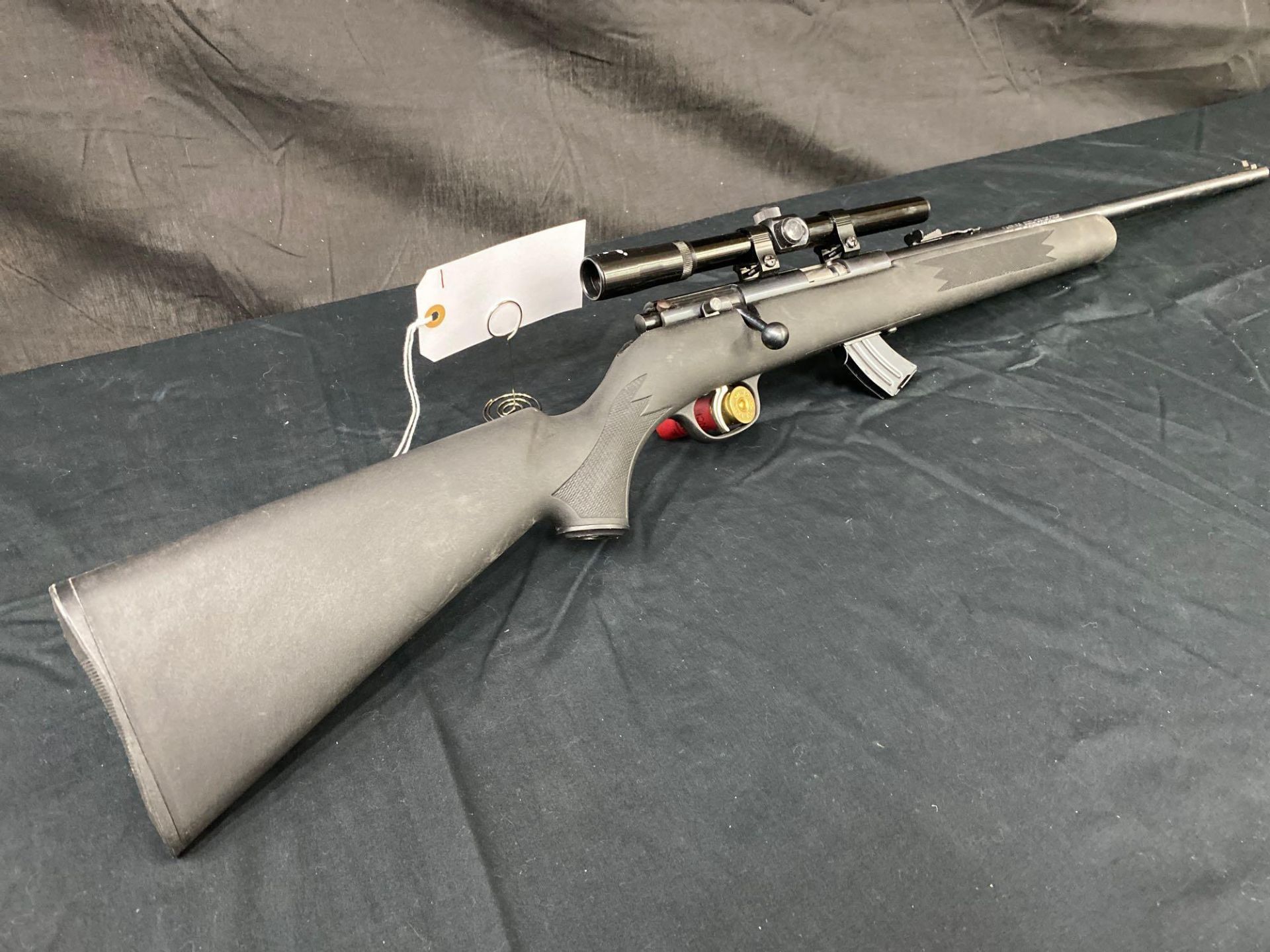 SAVAGE MARK II, 22 CAL BOLT ACTION WITH CLIP. SN#0032061