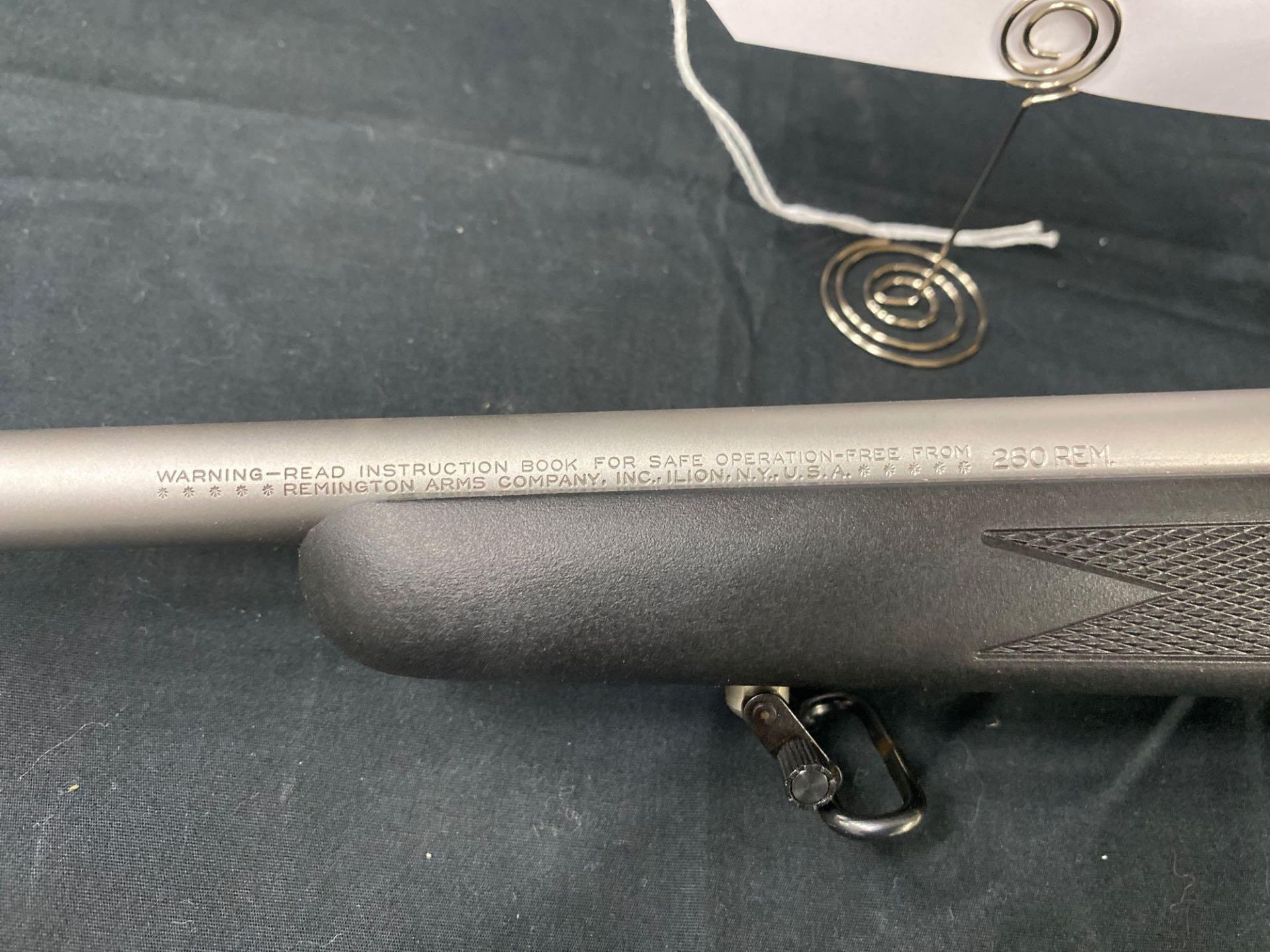 REMINGTON MODEL 700, 260 REM CAL, ENGRAVED, STAINLESS WITH NIKON BUCKMASTER SCOPE. SN#T6233064 - Image 4 of 5