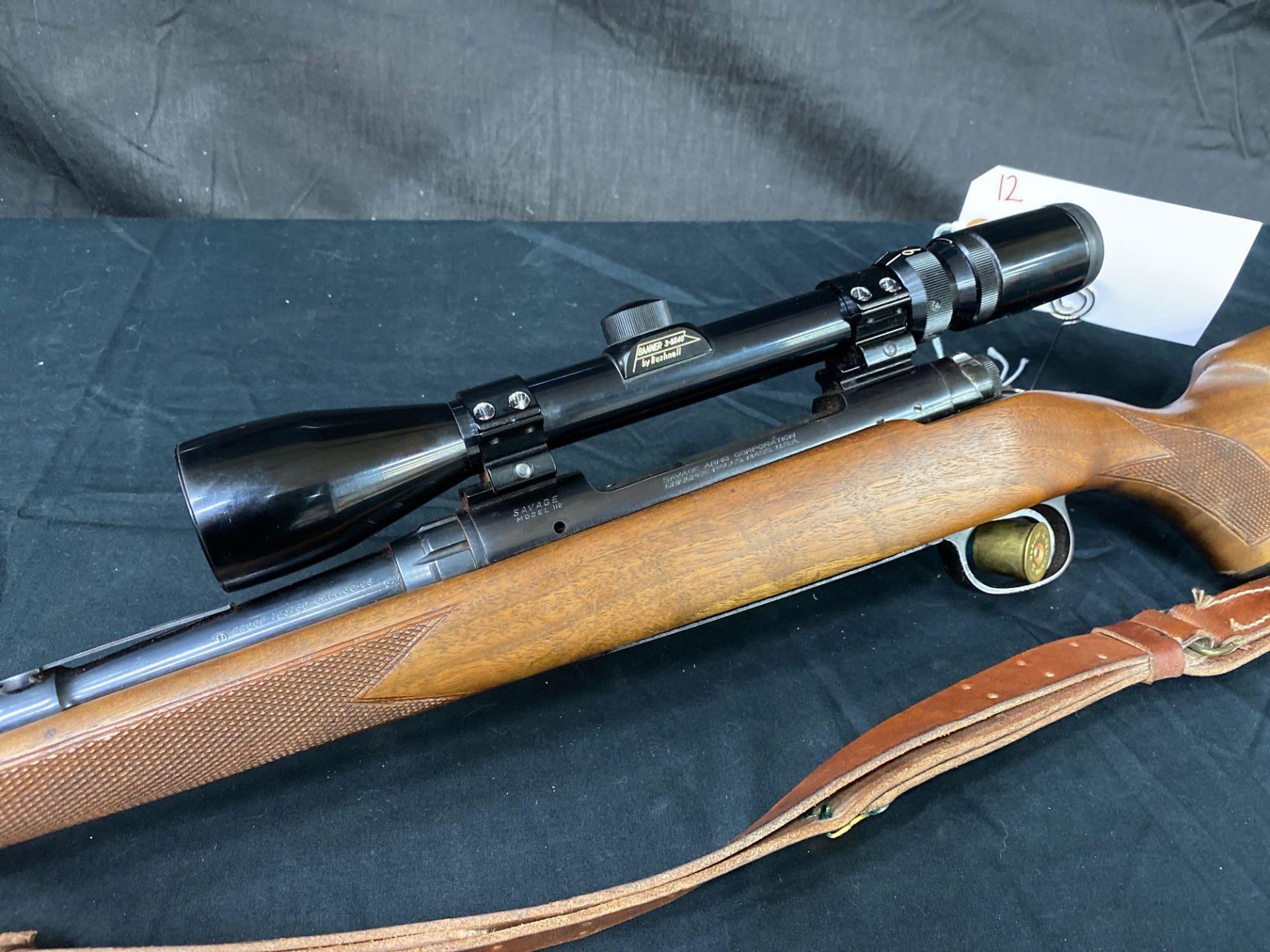 SAVAGE MODEL 110, 30-06 CAL WITH BUSHNELL BANNER SCOPE. SN#14372 - Image 3 of 5