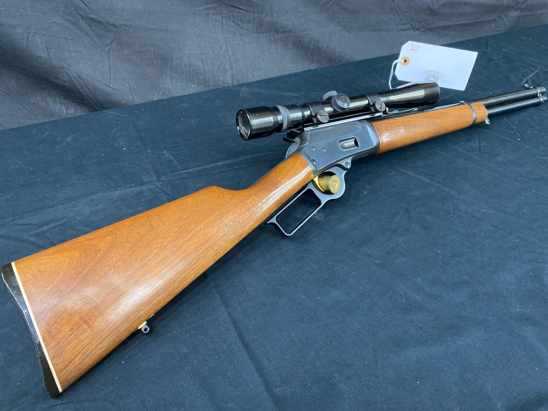 MARLIN MODEL 1894, 357 MAG, CARBINE, WITH WEAVER SCOPE. SN#20135011