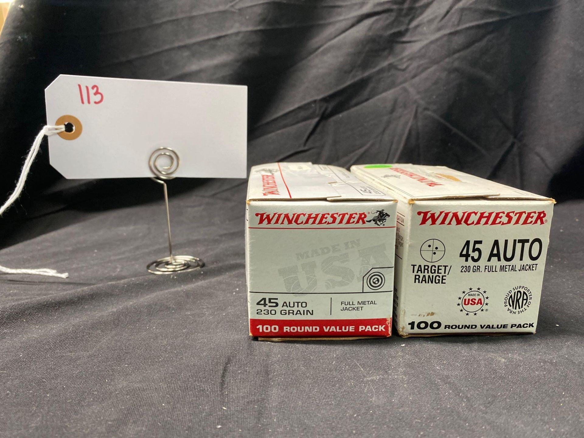 WINCHESTER 45 ACP, 100 ROUND PACK (X2)