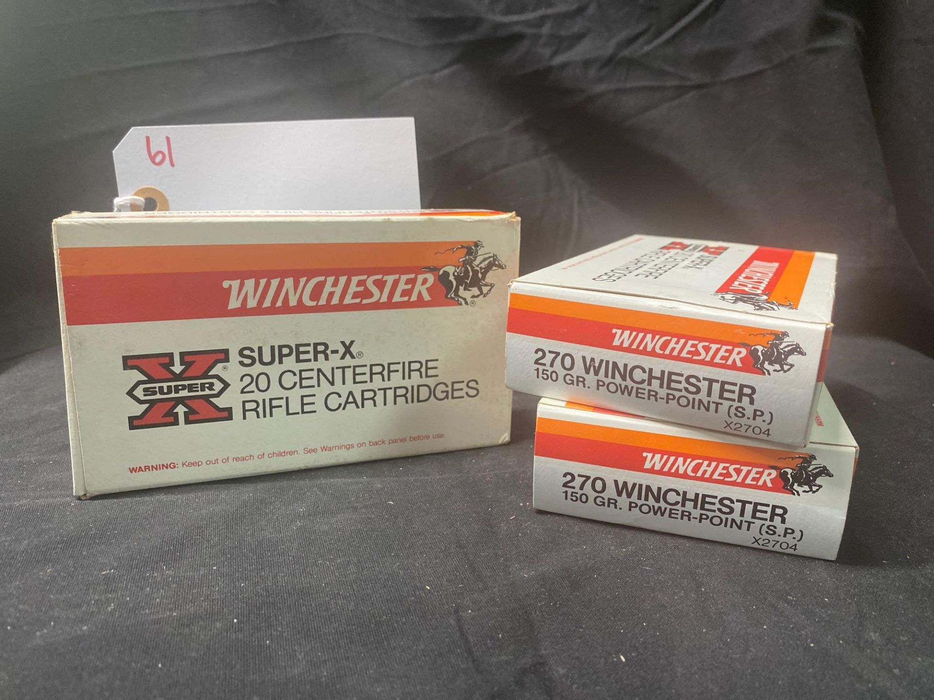 WINCHESTER 270 WIN (X3)