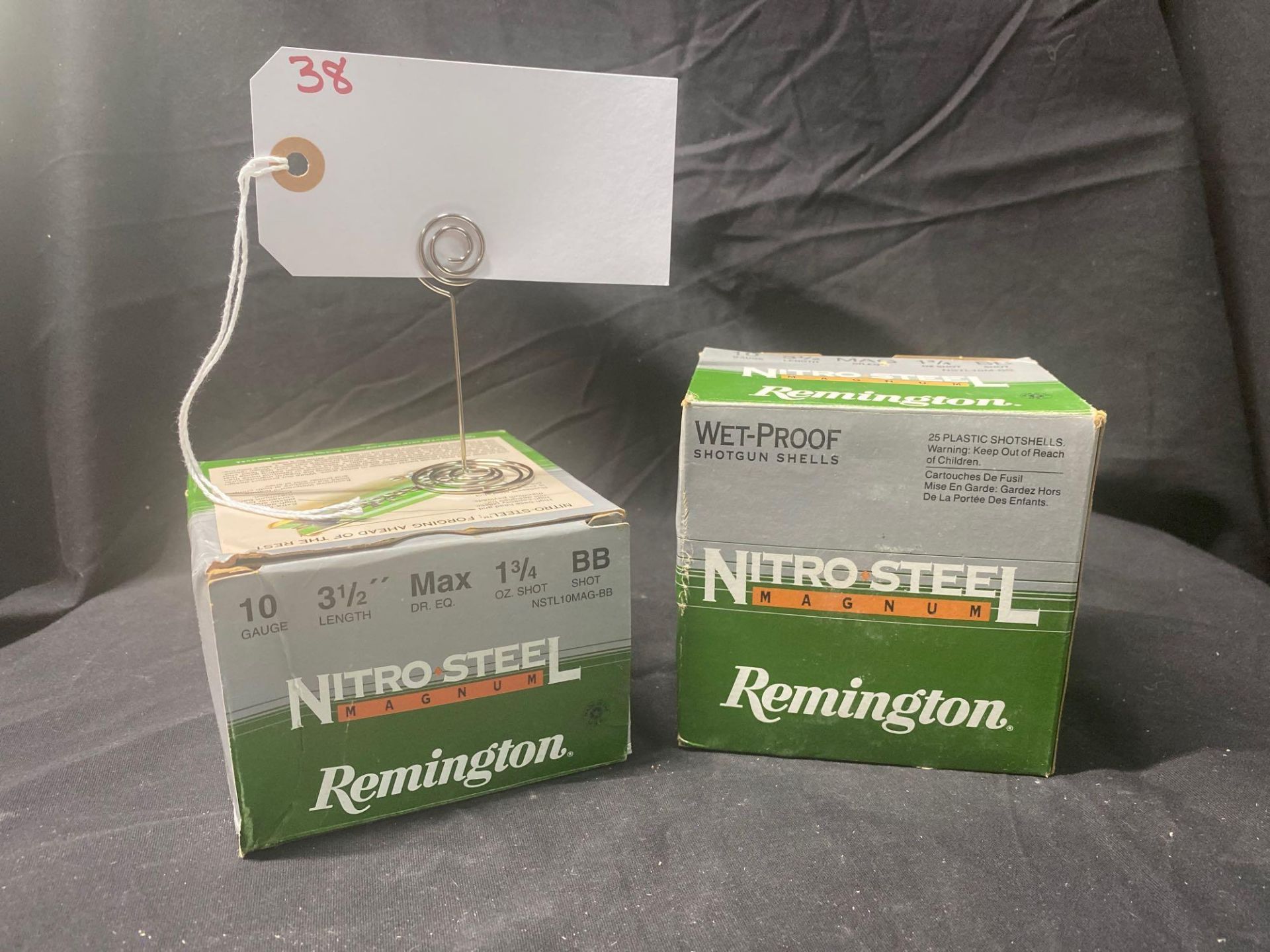 REMINGTON 10 GA, 3 1/2" NITRO STEEL, #BB SHOT (X2)