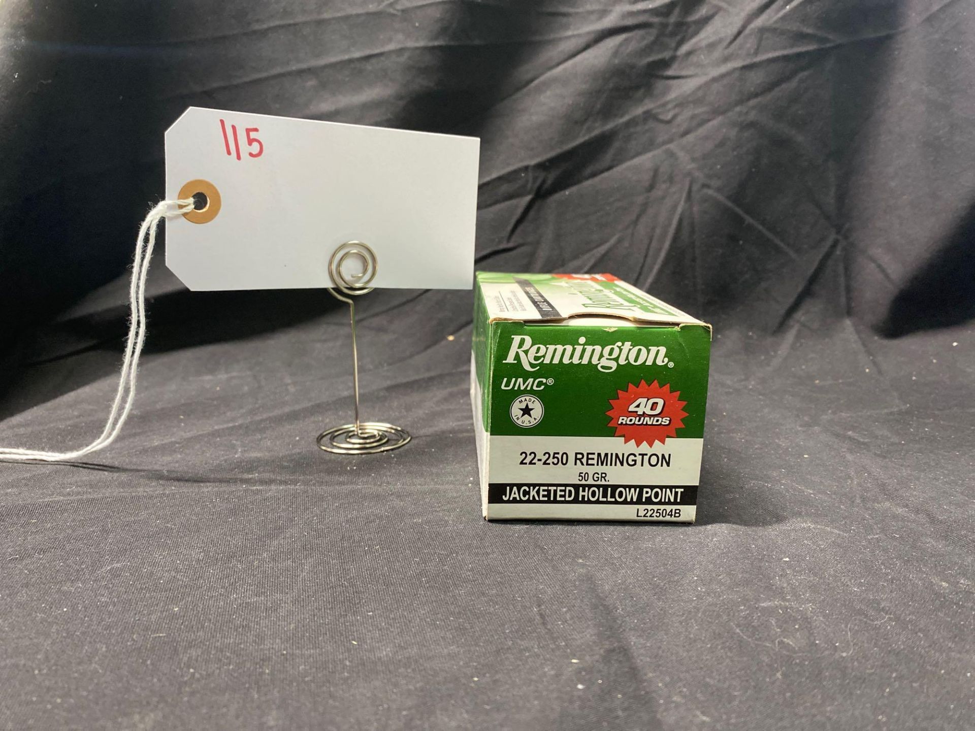 REMINGTON 22-250 CAL, HOLLOW POINT (X1)