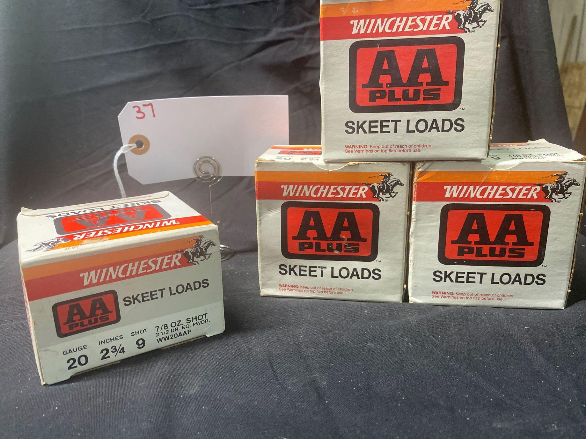 WINCHESTER 20 GA, AA-SKEET, #9 SHOT (X4)