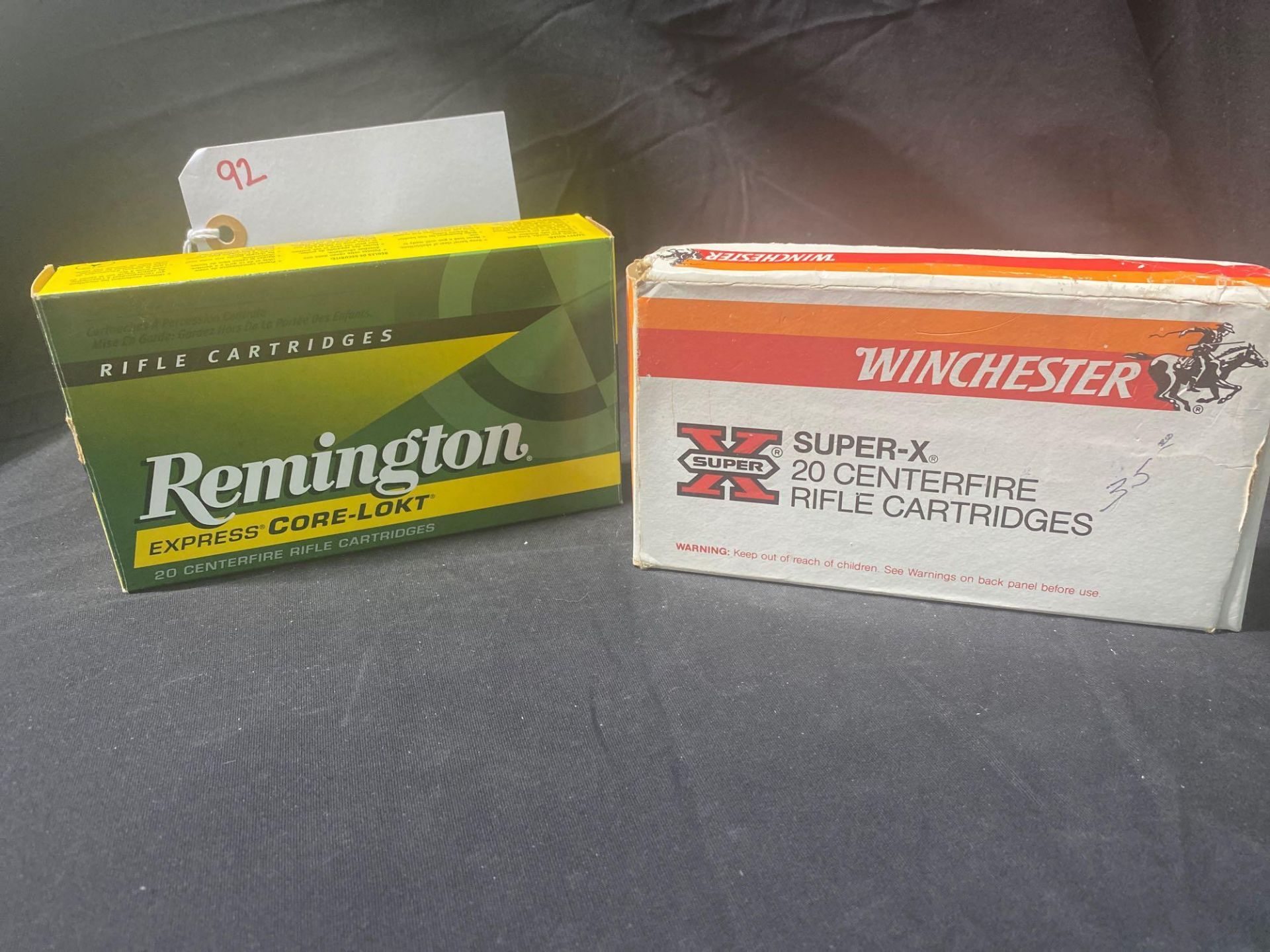 WINCHESTER AND REMINGTON 338 WIN MAG, (X2) - Image 2 of 2