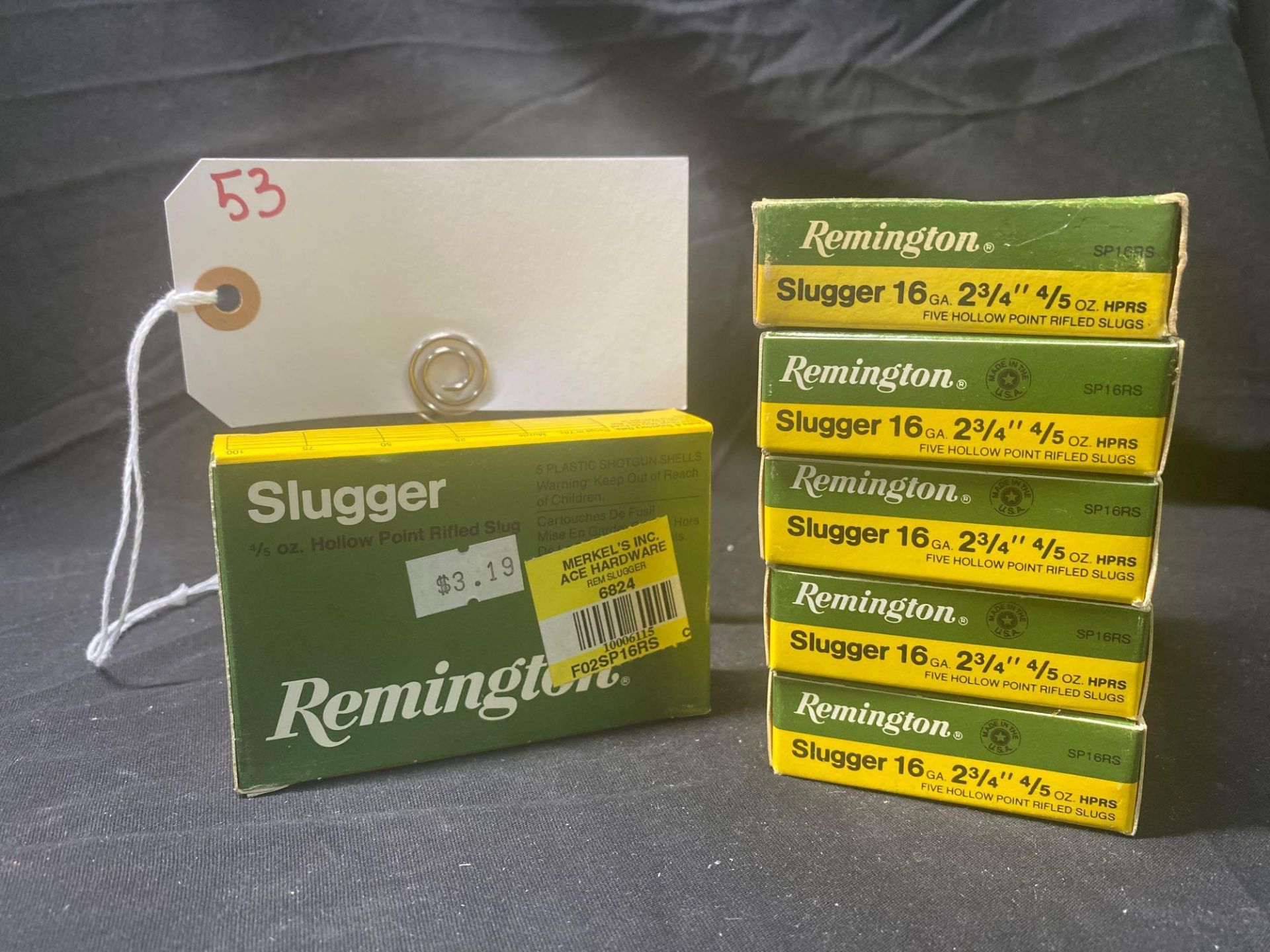 REMINGTON 16 GA RIFLED SLUGS (X6)