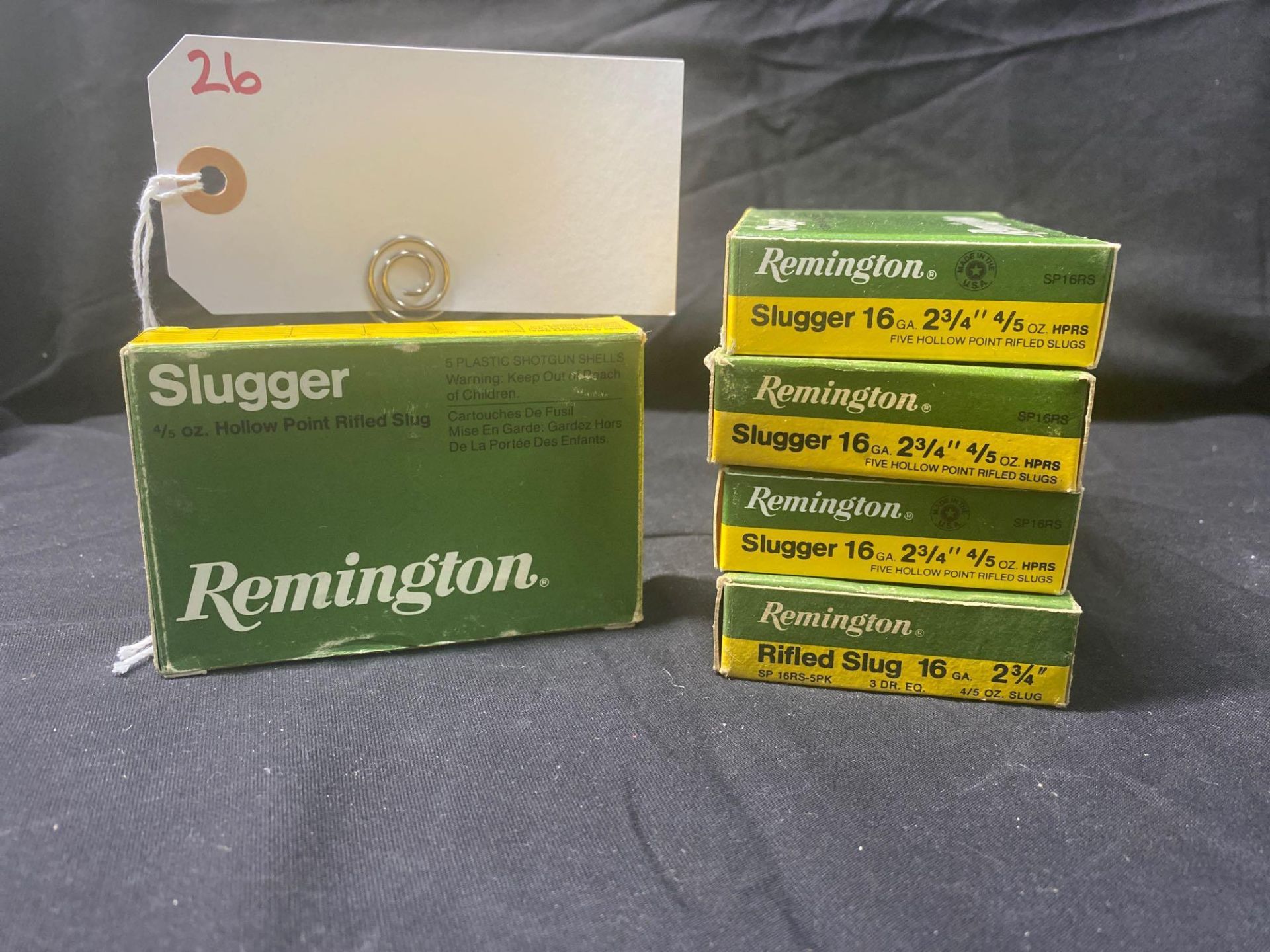 REMINGTON 16 GA RIFLED SLUGS (X5)