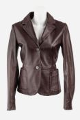 Jil Sander Lederblazer