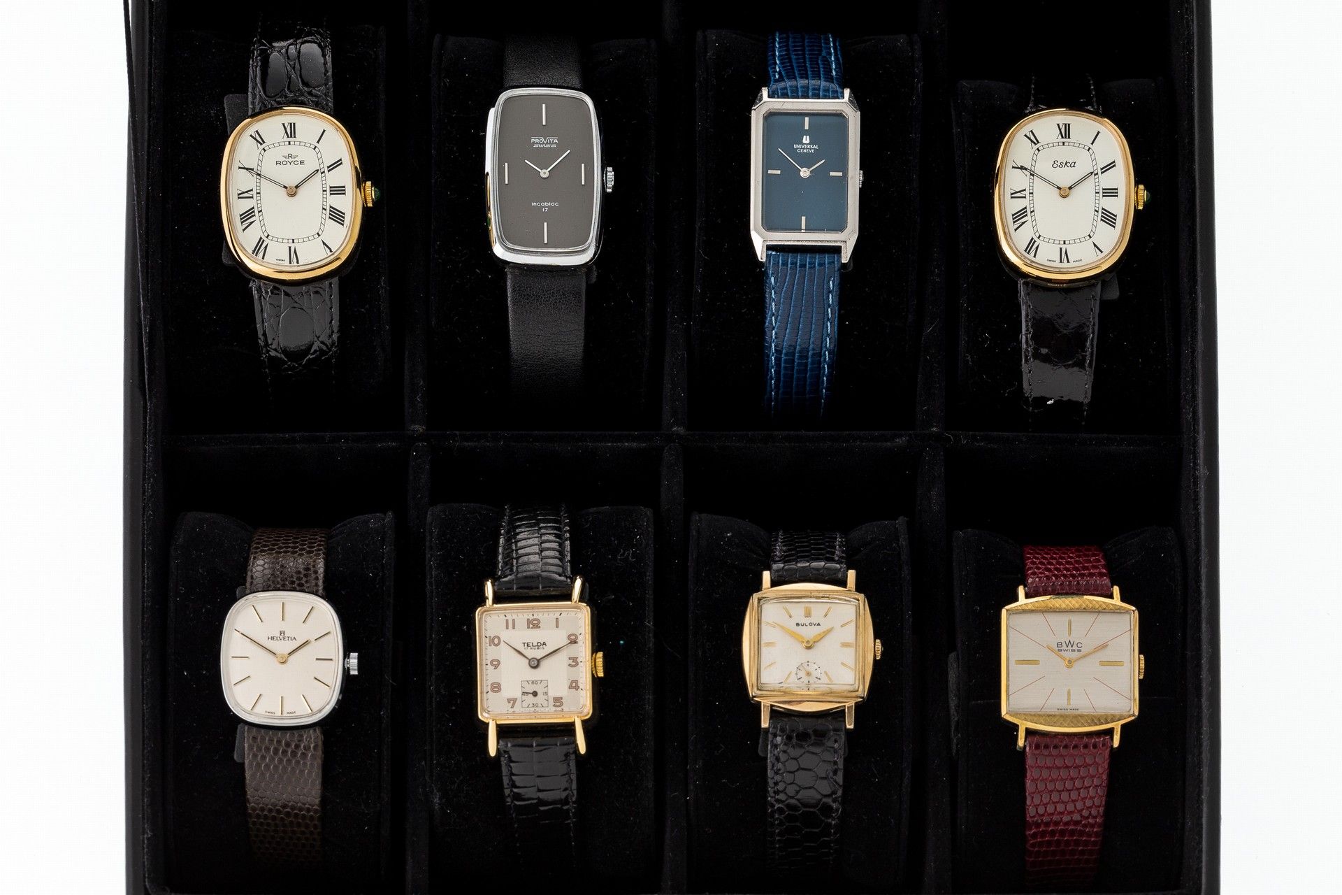 Konvolut von acht diversen Armbanduhren