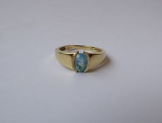 Ring mit Blautopas