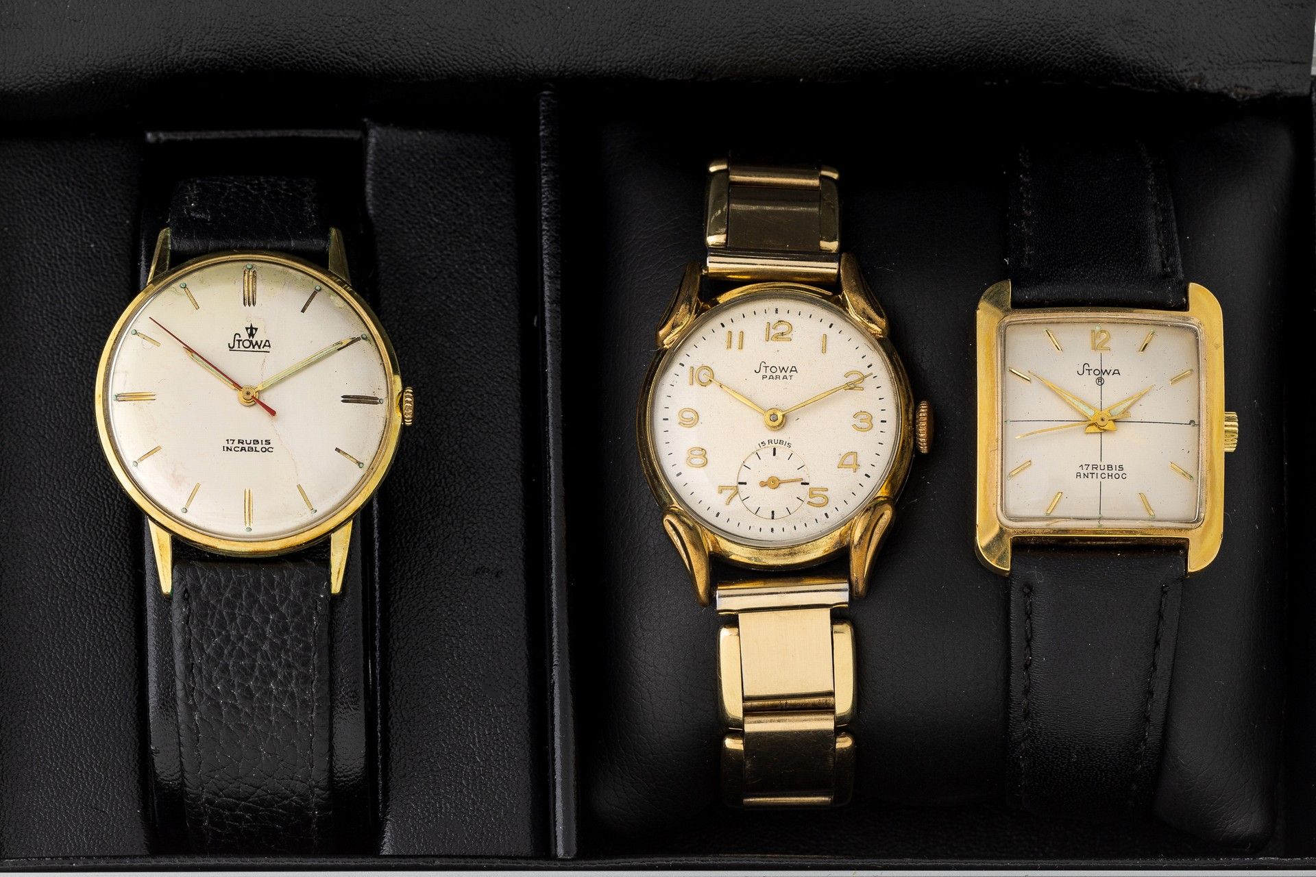 Drei diverse Stowa Armbanduhren