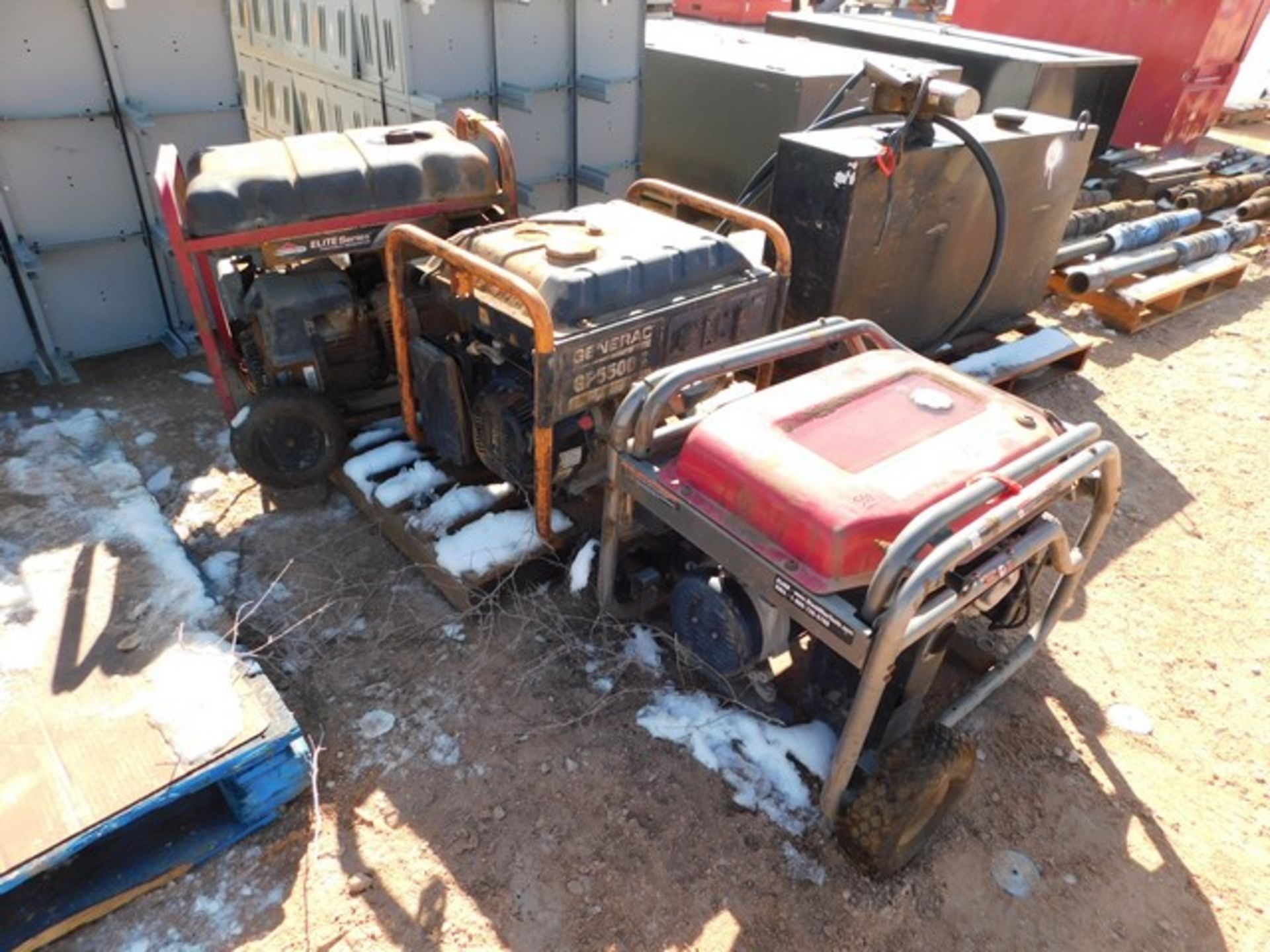 Located in YARD 1 - Midland, TX (1669) 3 INOPERABLE GENERATORS