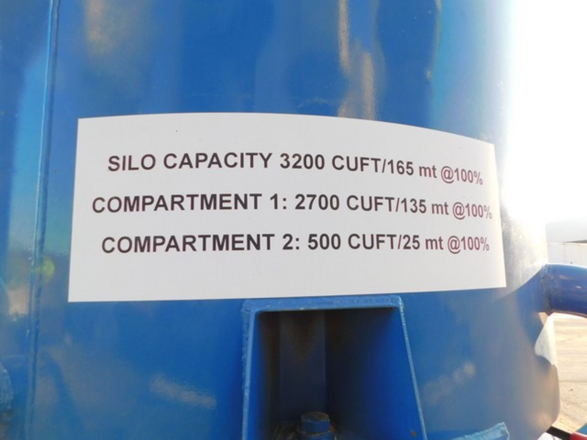 Located in YARD 5 - Mill Hall, PA - (P66) (FSS012) 180T 3200 CFT SILO, COMPARTM - Image 4 of 5