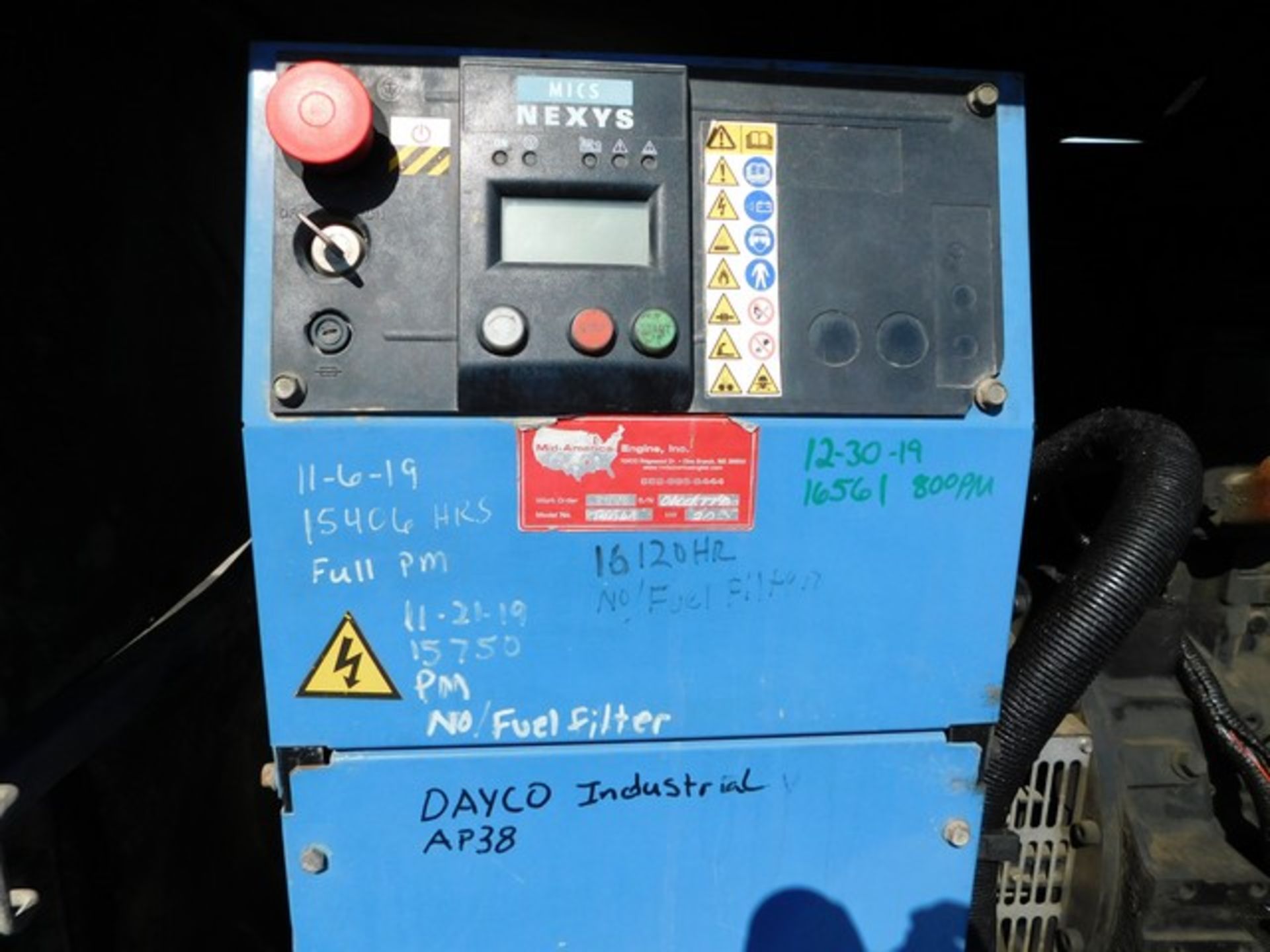 Located in YARD 1 - San Antonio, TX - (FUF-367) (X) 1981 SDMO 20KW GENERATOR P/B - Image 7 of 7