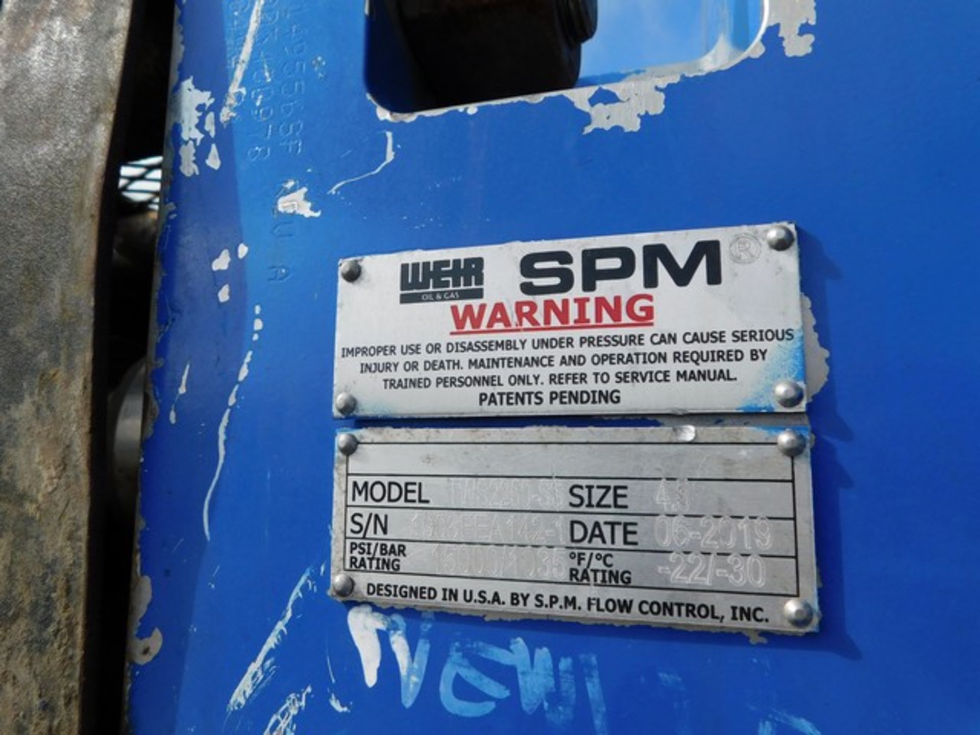 Located in YARD 1 - San Antonio, TX - (FPF-197) 2006 SPM TWS 2250 TRIPLEX FRAC P - Image 5 of 9