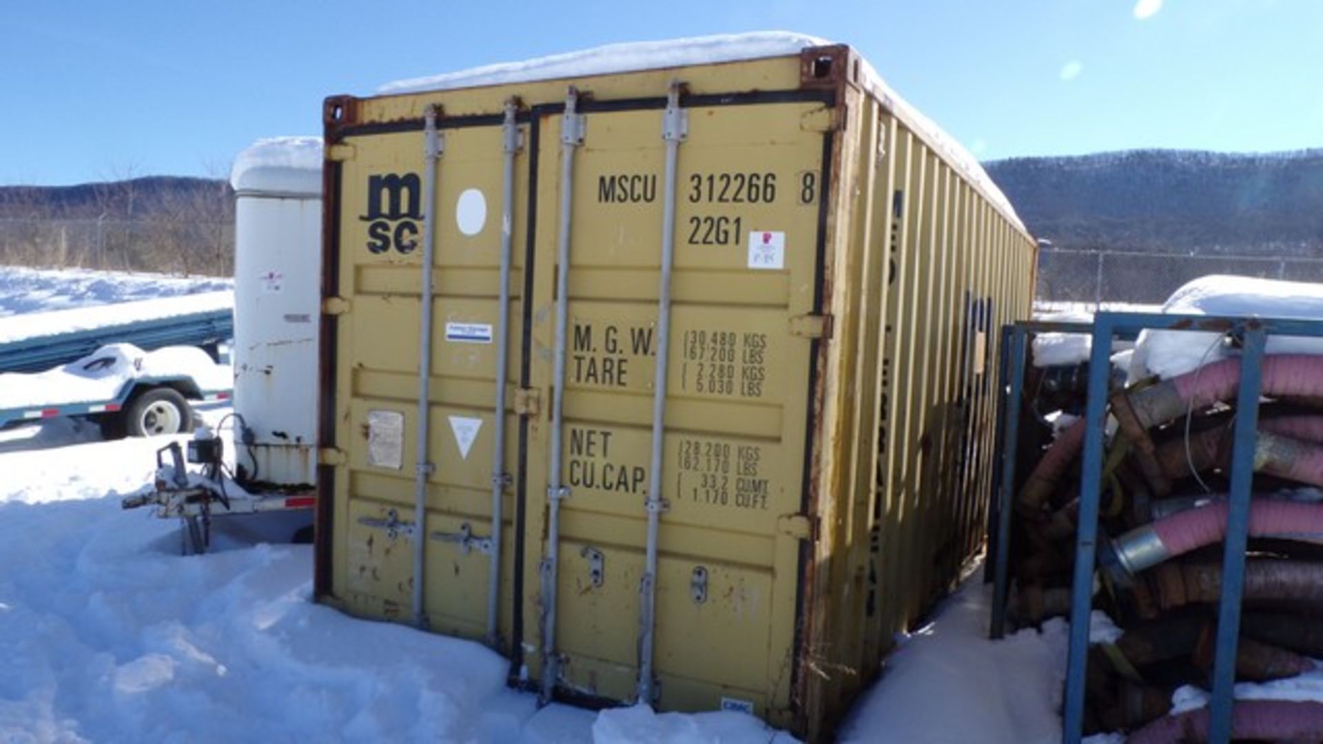 Located in YARD 5 - Mill Hall, PA - (P84) CIMC 20' SHIPPING CONTAINER