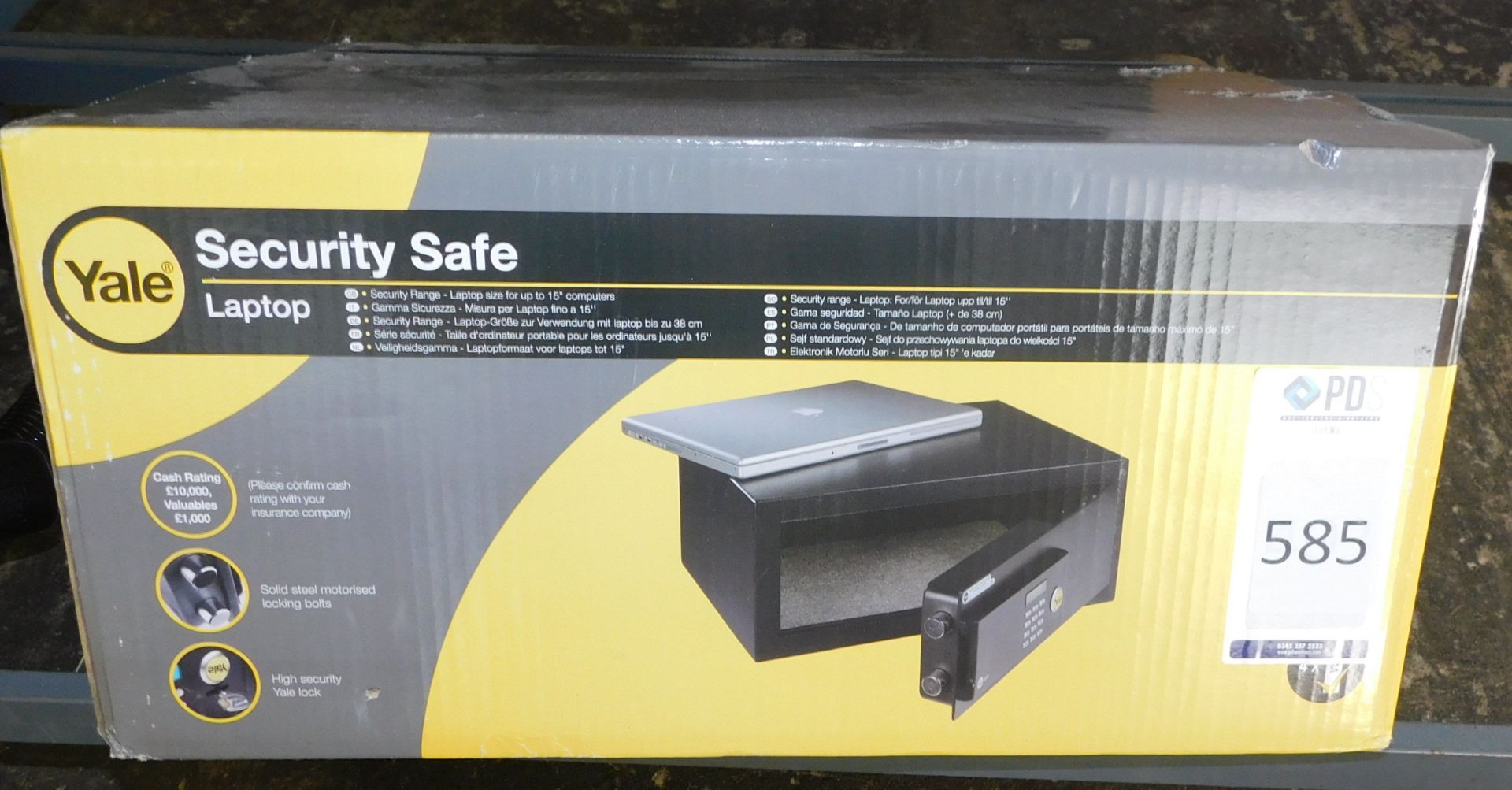 Yale Security Laptop Safe (New & Boxed) (Located Stockport - See General Notes for More Details)