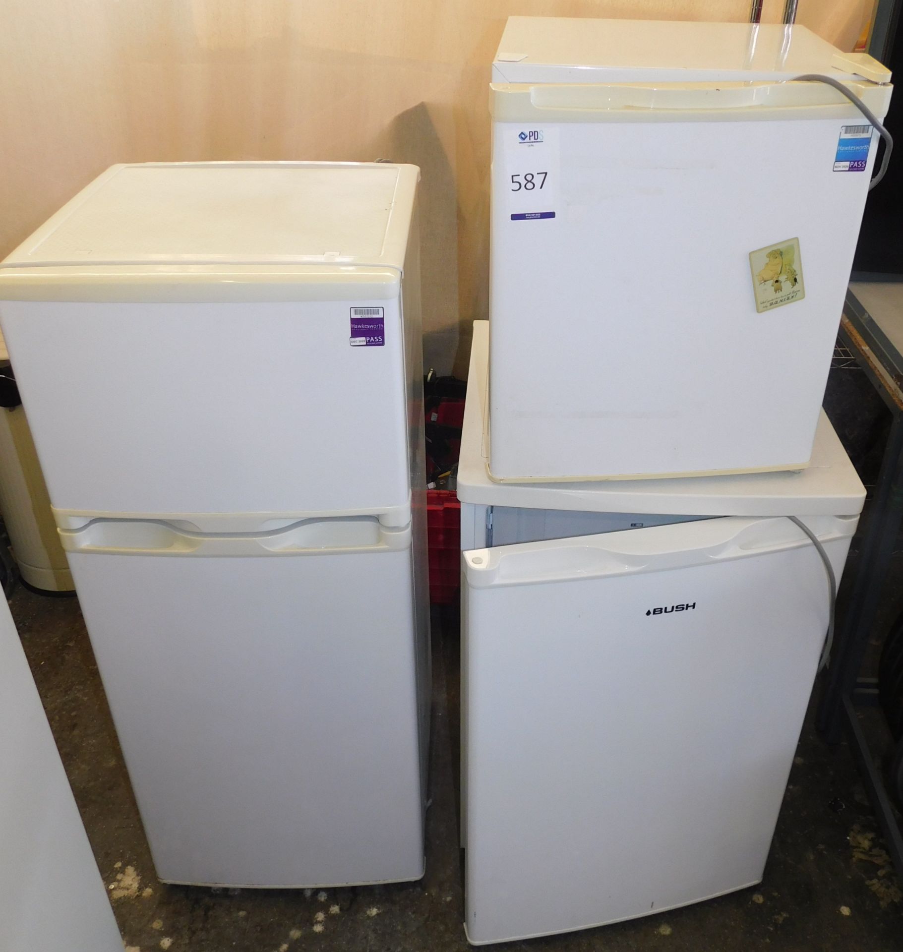 Fridge Freezer & 2 Various Fridges (Located Stockport - See General Notes for More Details)