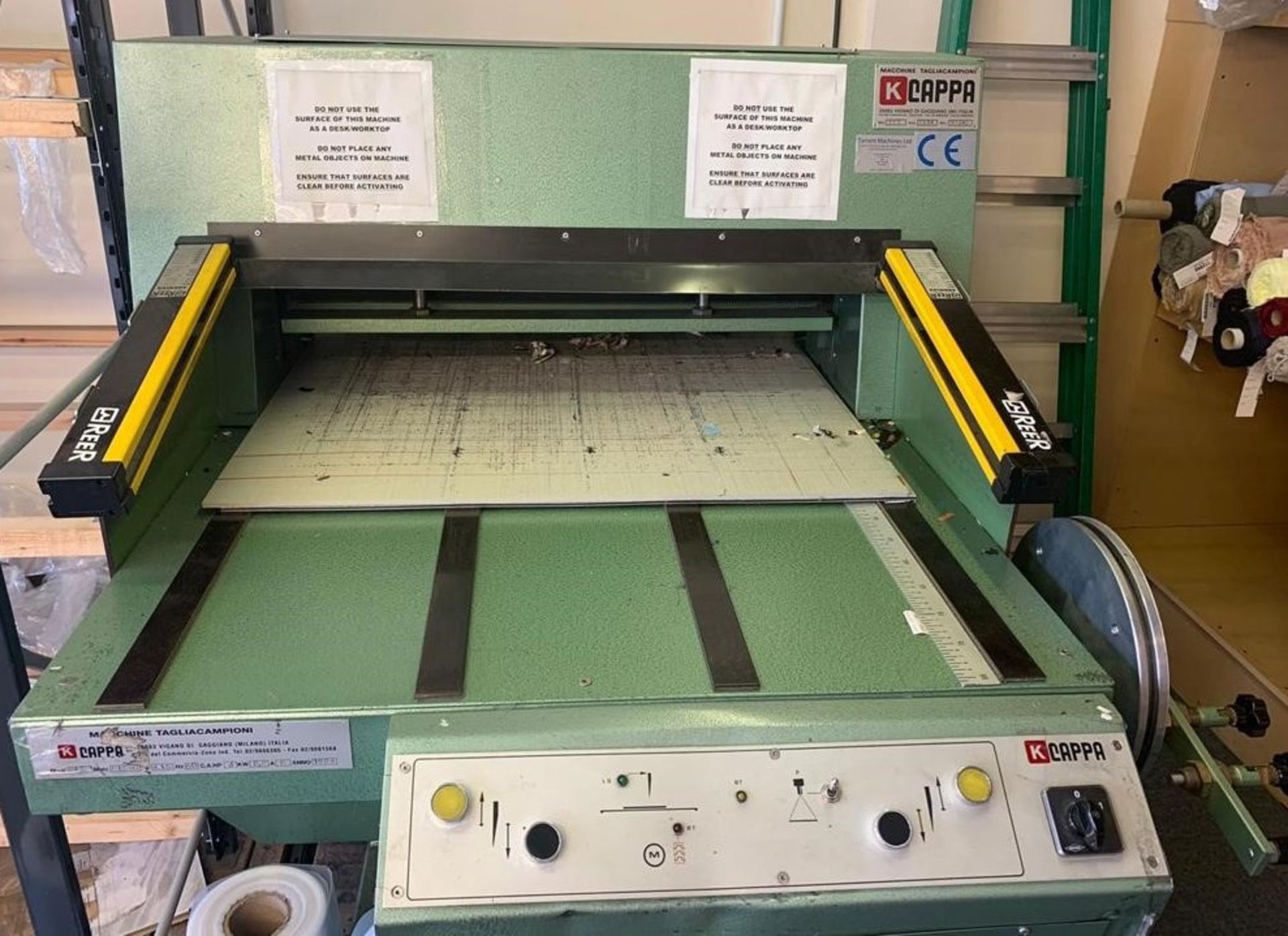 KCAPPA Textiles Cutting Machine, Model 81S, Serial Number: 81240 (Located Harlow – See General Notes