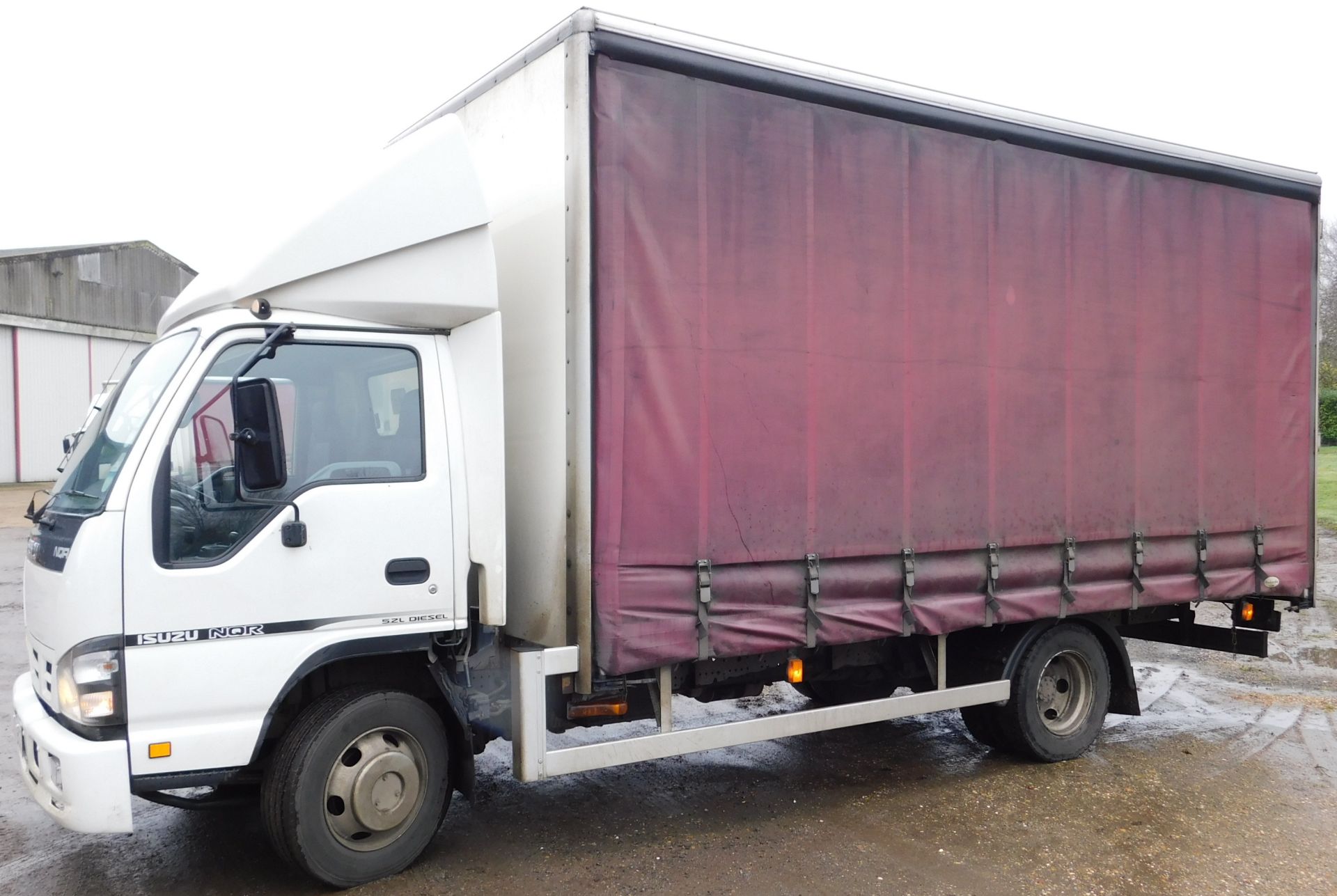 Isuzu NQR 70 Curtain Side 7.5Ton Auto Lorry – Registration LK08 BCZ, First Registered 4th March - Image 2 of 19