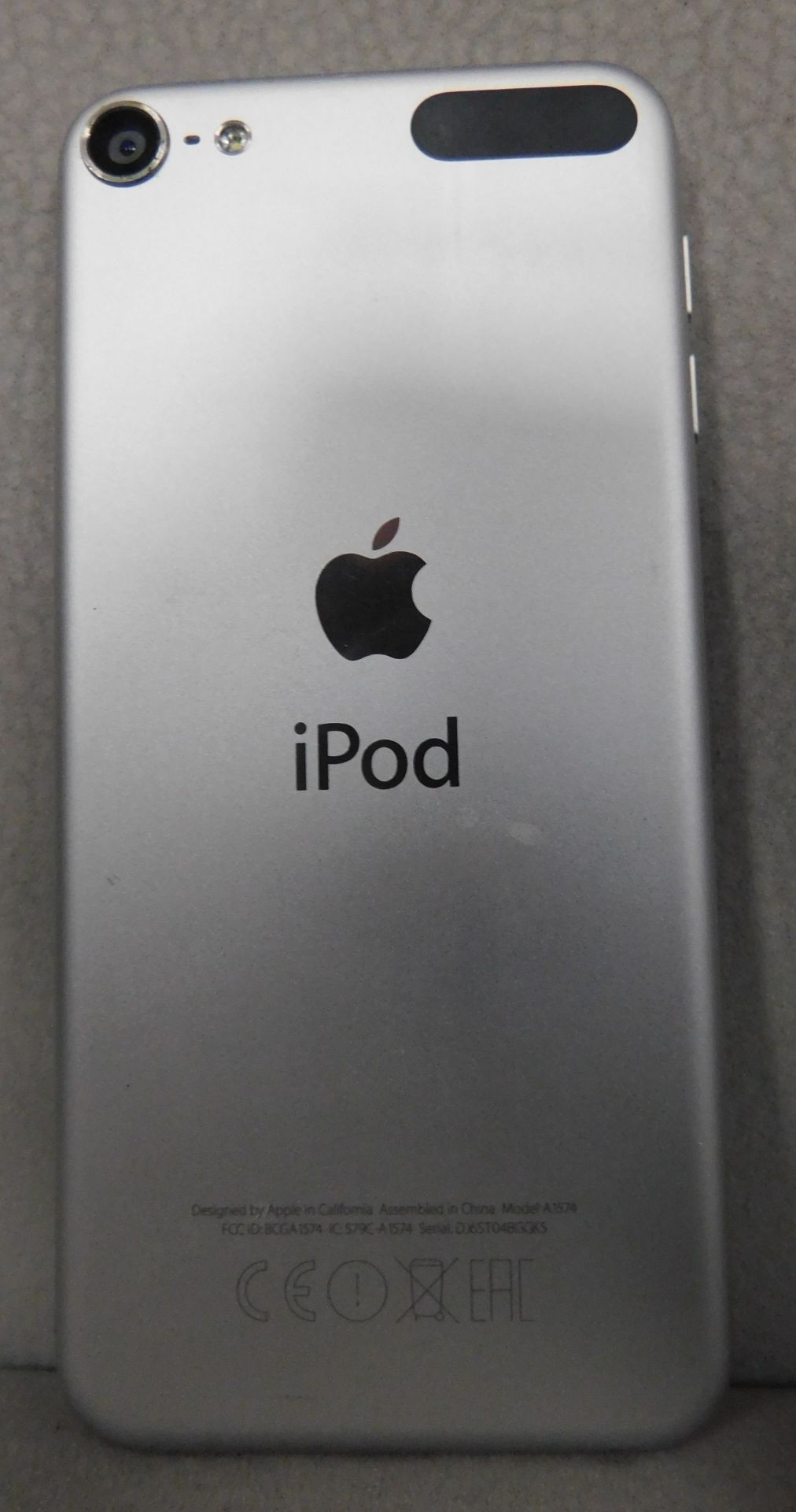 Apple iPod Touch, 6th Generation, Silver, Model Number: A1574, Serial Number: DJ6ST04BGGK5 ( - Image 2 of 2